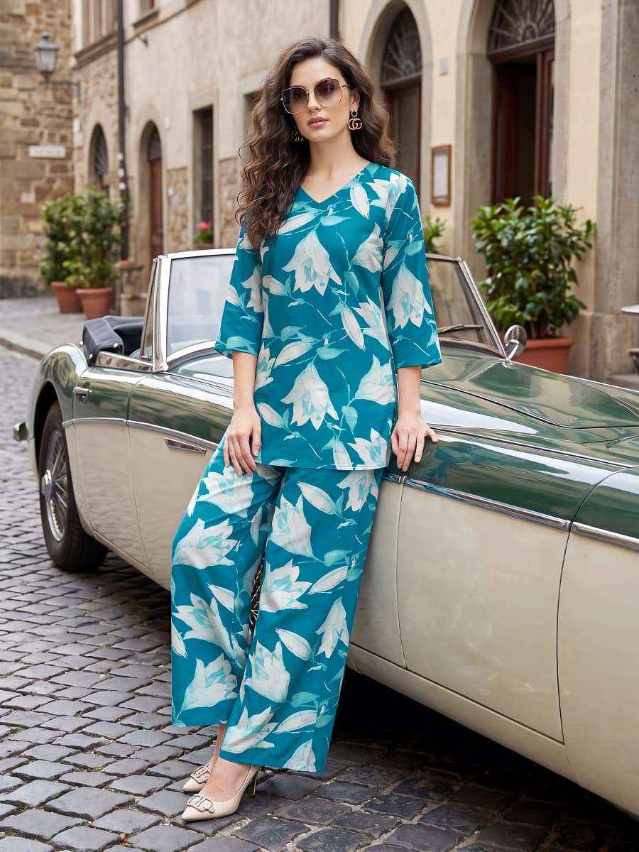 Tips And Tops Lifestyle Vol 4 Printed Rayon Coed Set Collection _ Surat Wholesale Market Rate ( 6 Pcs Catalog )