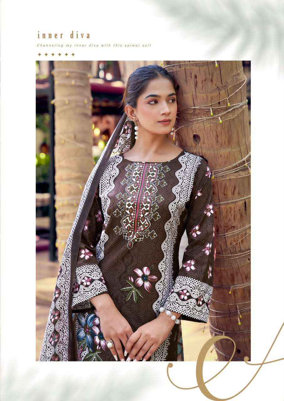 Vandana Fashion Karachi King Vol 42 Printed Cotton Salwar Suit _ Surat Wholesale Market Price ( 8 Pcs Catalog )