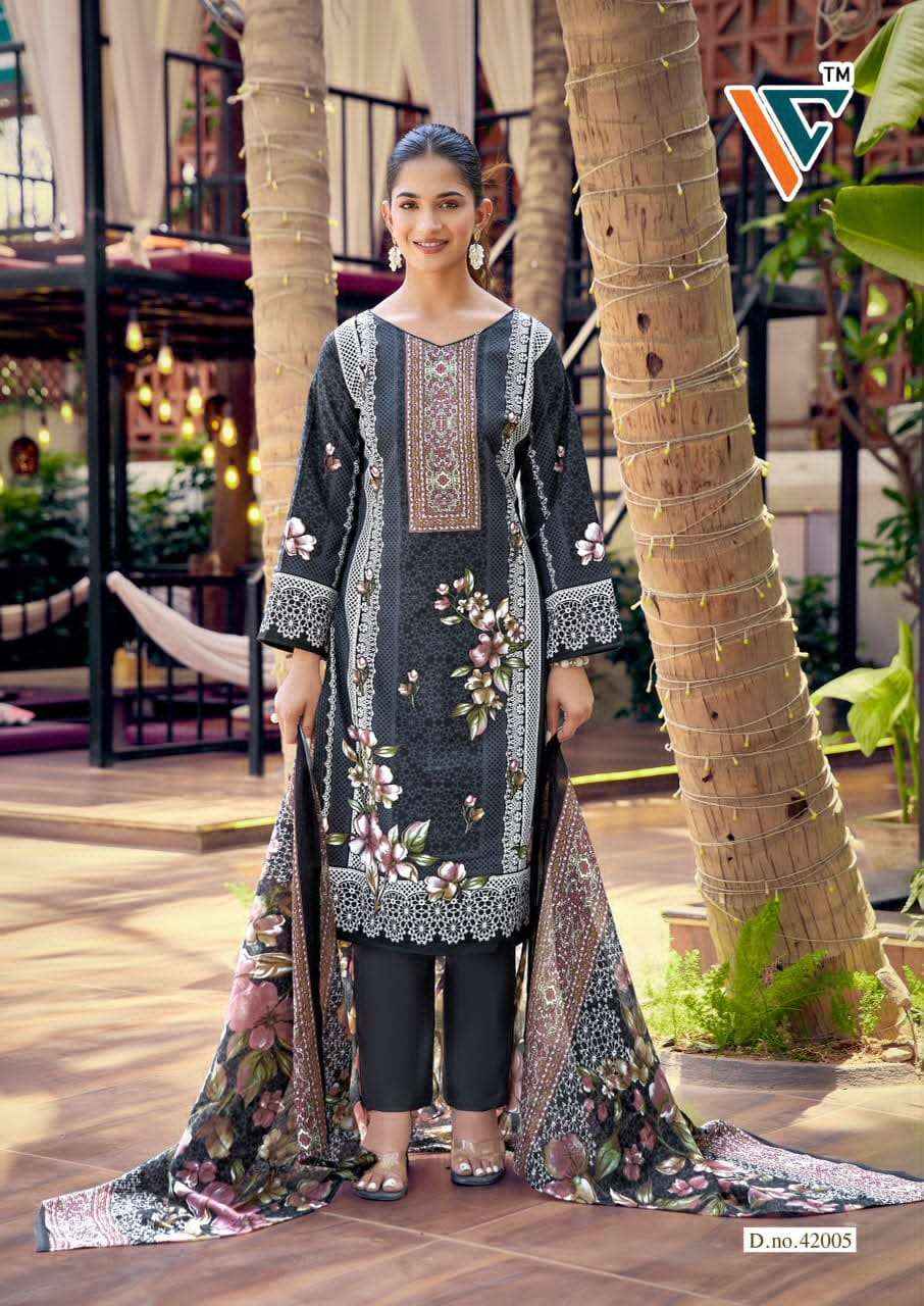 Vandana Fashion Karachi King Vol 42 Printed Cotton Salwar Suit _ Surat Wholesale Market Price ( 8 Pcs Catalog )