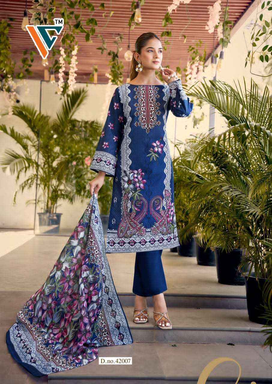 Vandana Fashion Karachi King Vol 42 Printed Cotton Salwar Suit _ Surat Wholesale Market Price ( 8 Pcs Catalog )