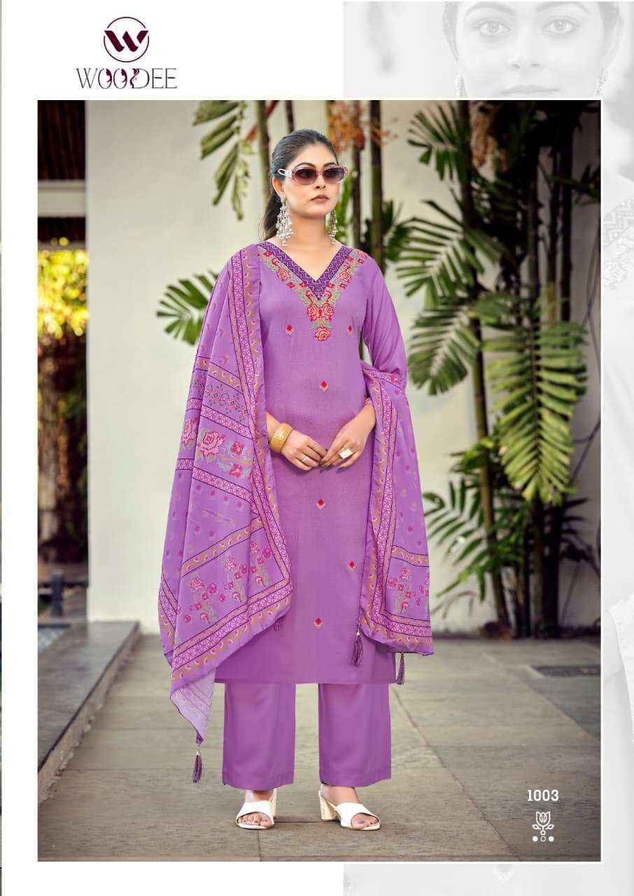 Woodee Rutavi Rayon Kurti Combo Set 