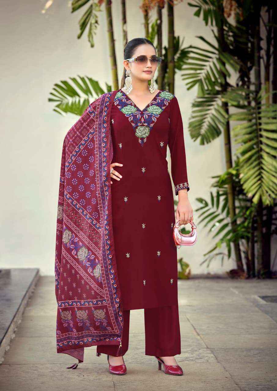 Woodee Rutavi Rayon Kurti Combo Set 