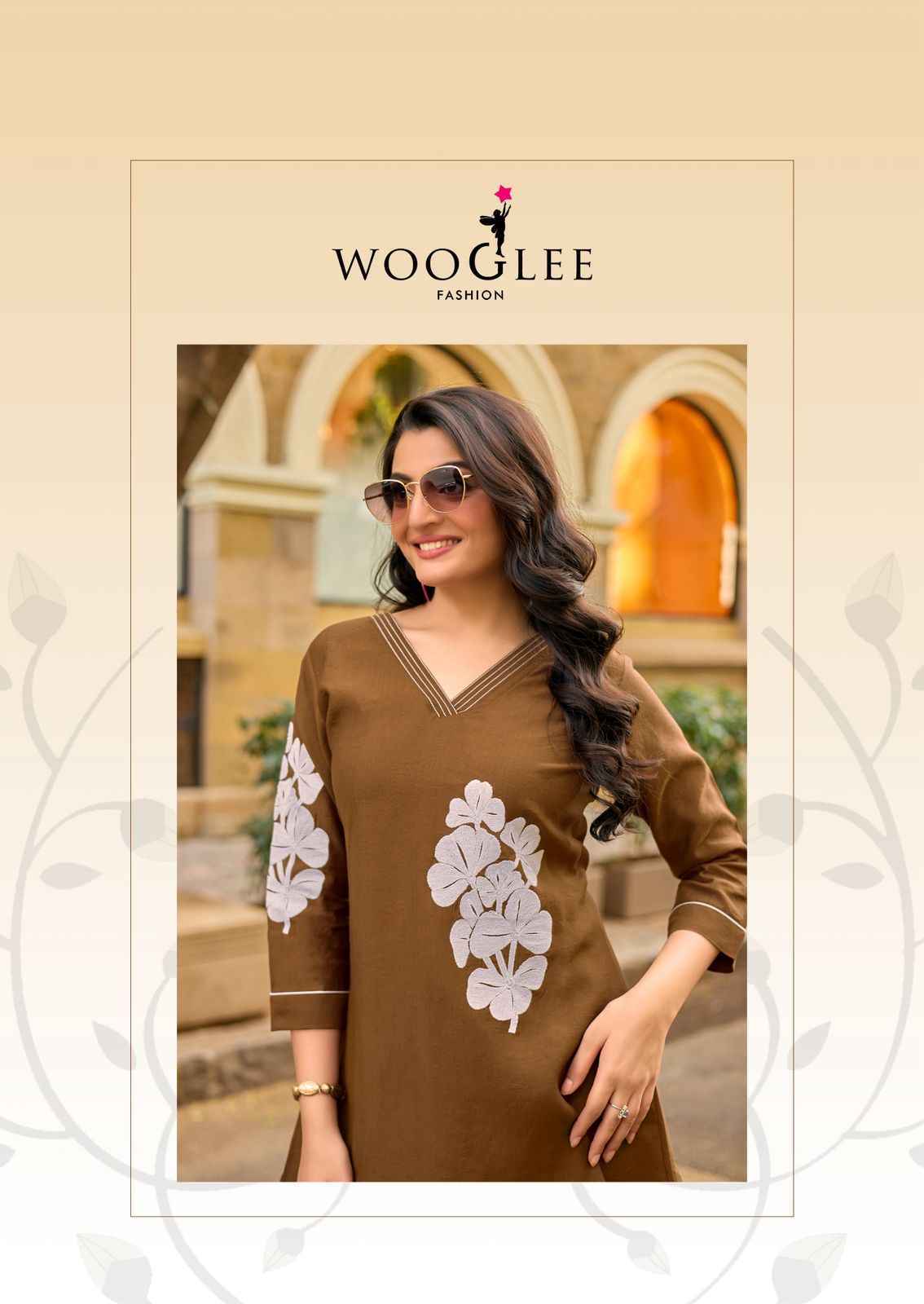 Wooglee Livonia Viscose Weaving Co ord Set Wholesale Price ( 5 pcs Catalogue )