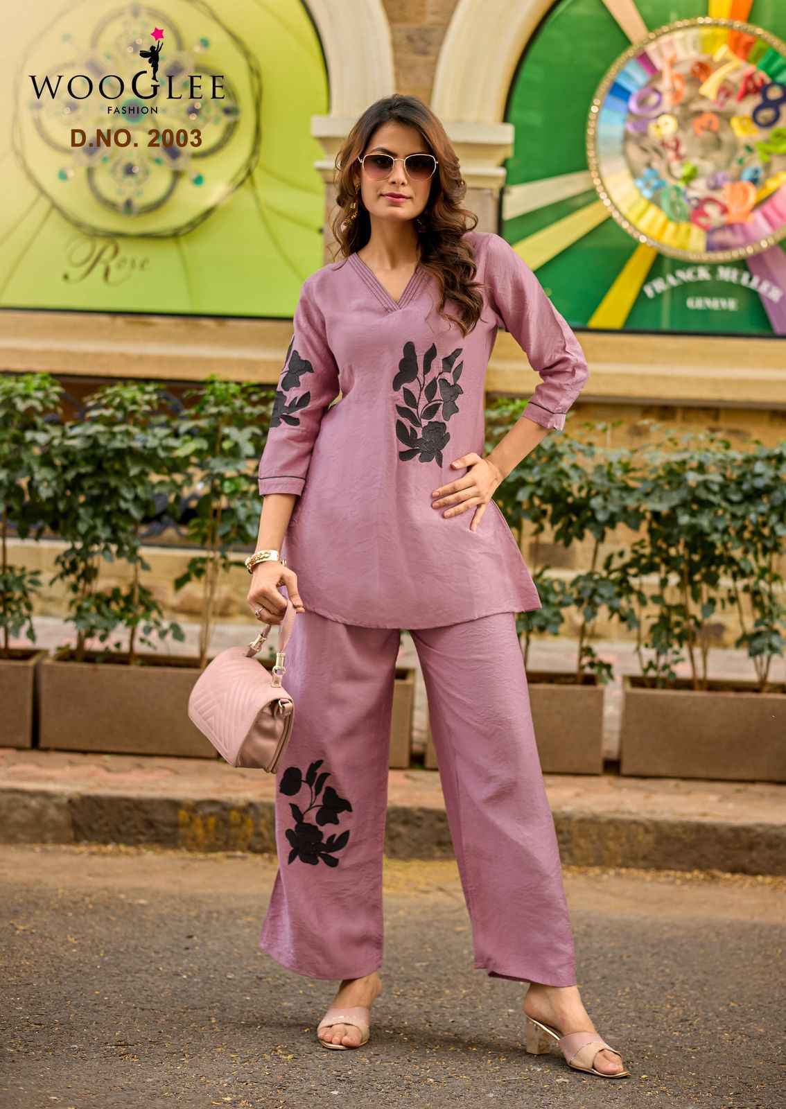 Wooglee Livonia Viscose Weaving Co ord Set Wholesale Price ( 5 pcs Catalogue )