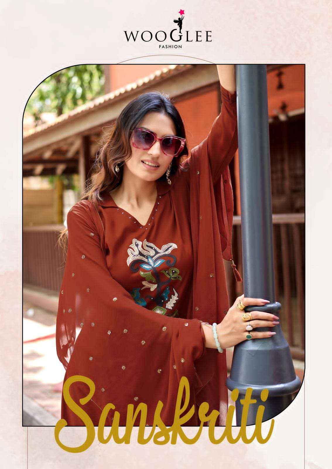 Wooglee Sanskriti Premium Wholesale Readymade Suits Surat ( 6 Pcs Catalogue )