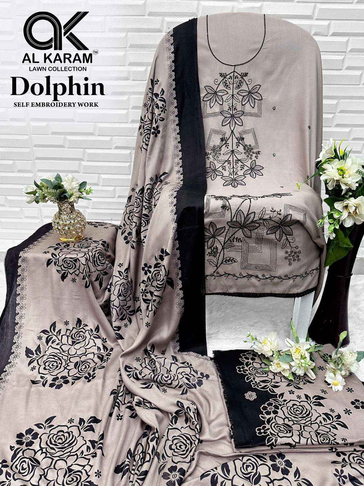 Al Karam Dolpin Premium Wear Rayon Salwar Suit _ Surat Wholesale Market Price ( 6 Pcs Catalog )