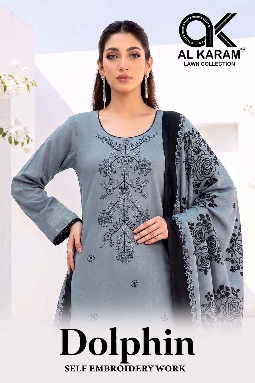 Al Karam Dolpin Premium Wear Rayon Salwar Suit _ Surat Wholesale Market Price ( 6 Pcs Catalog )