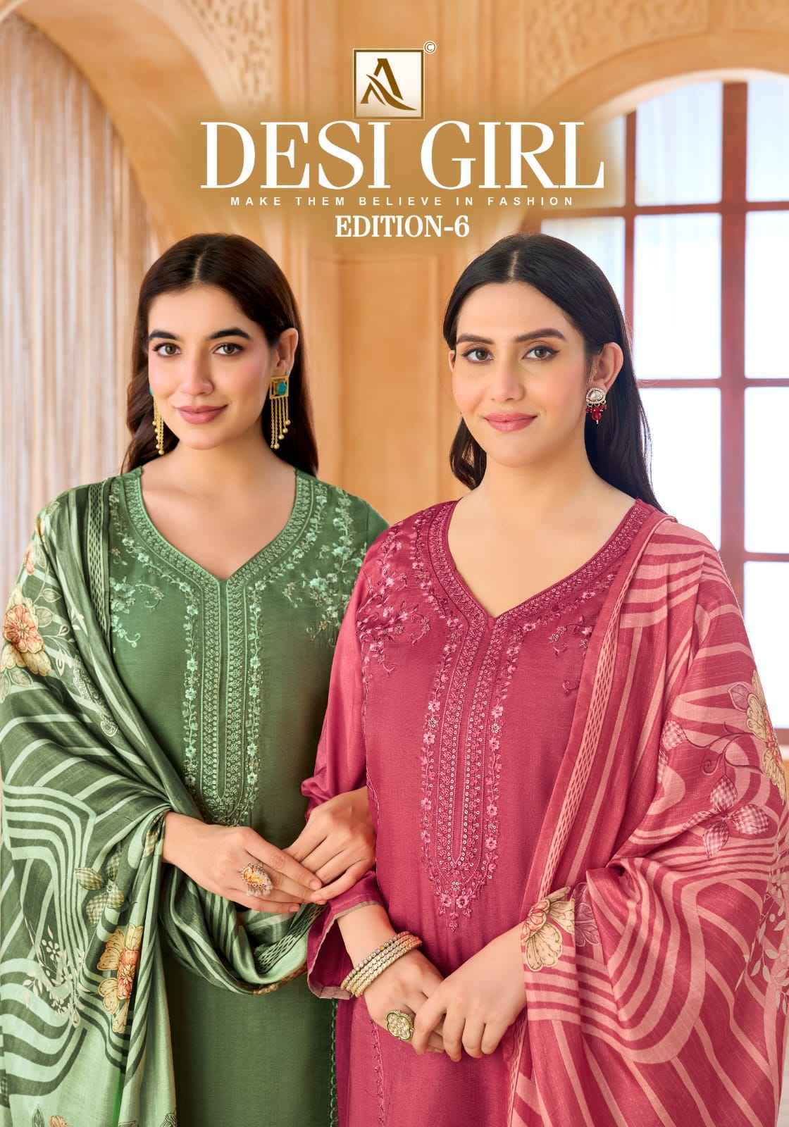 Alok Desi Girl Edition 6 Wholesale Price | Ladies Suits Bulk ( 4 pcs Catalog )