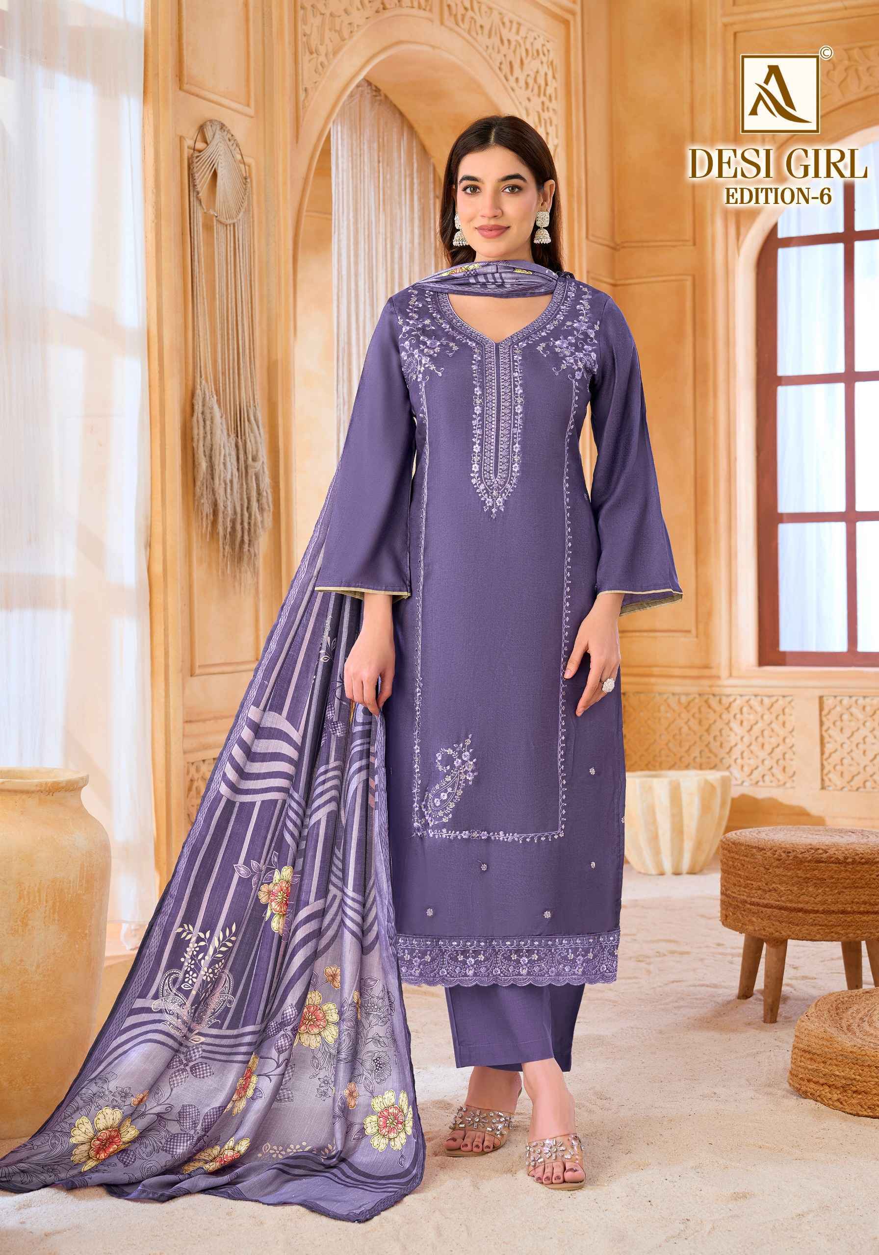 Alok Desi Girl Edition 6 Wholesale Price | Ladies Suits Bulk ( 4 pcs Catalog )