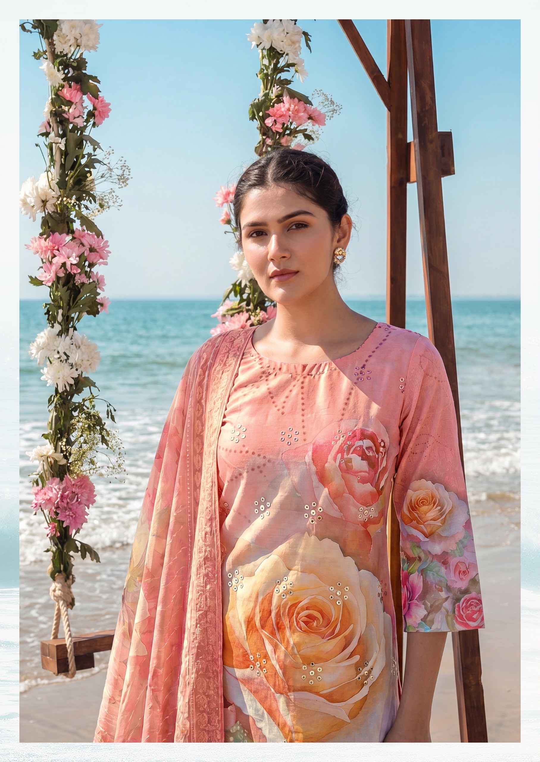 Alok Soni Chiken Cambric Cotton Dress Material - Surat Wholesale Bazaar ( 6 pcs Catalog )