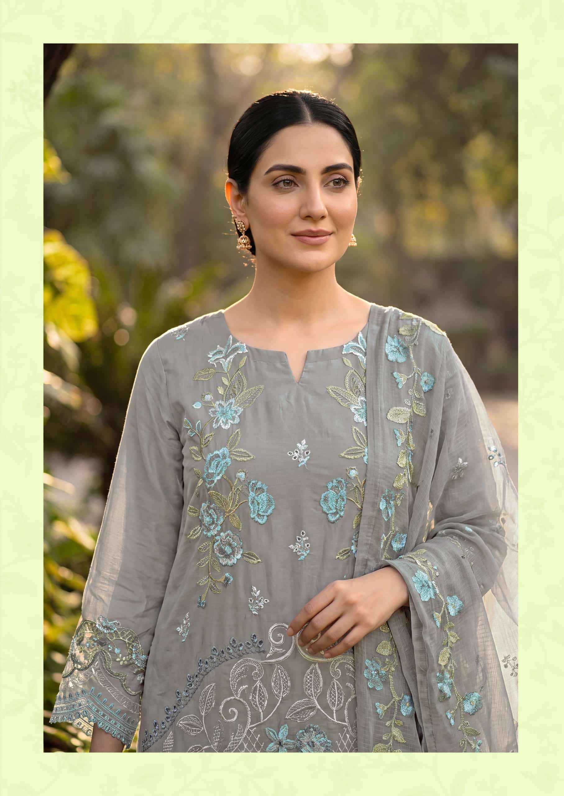 Alok Suit Jade Ombre Edition 7 Designer Cotton Salwar Kameez _ Surat Wholesale Market Price ( 6 Pcs Catalog )