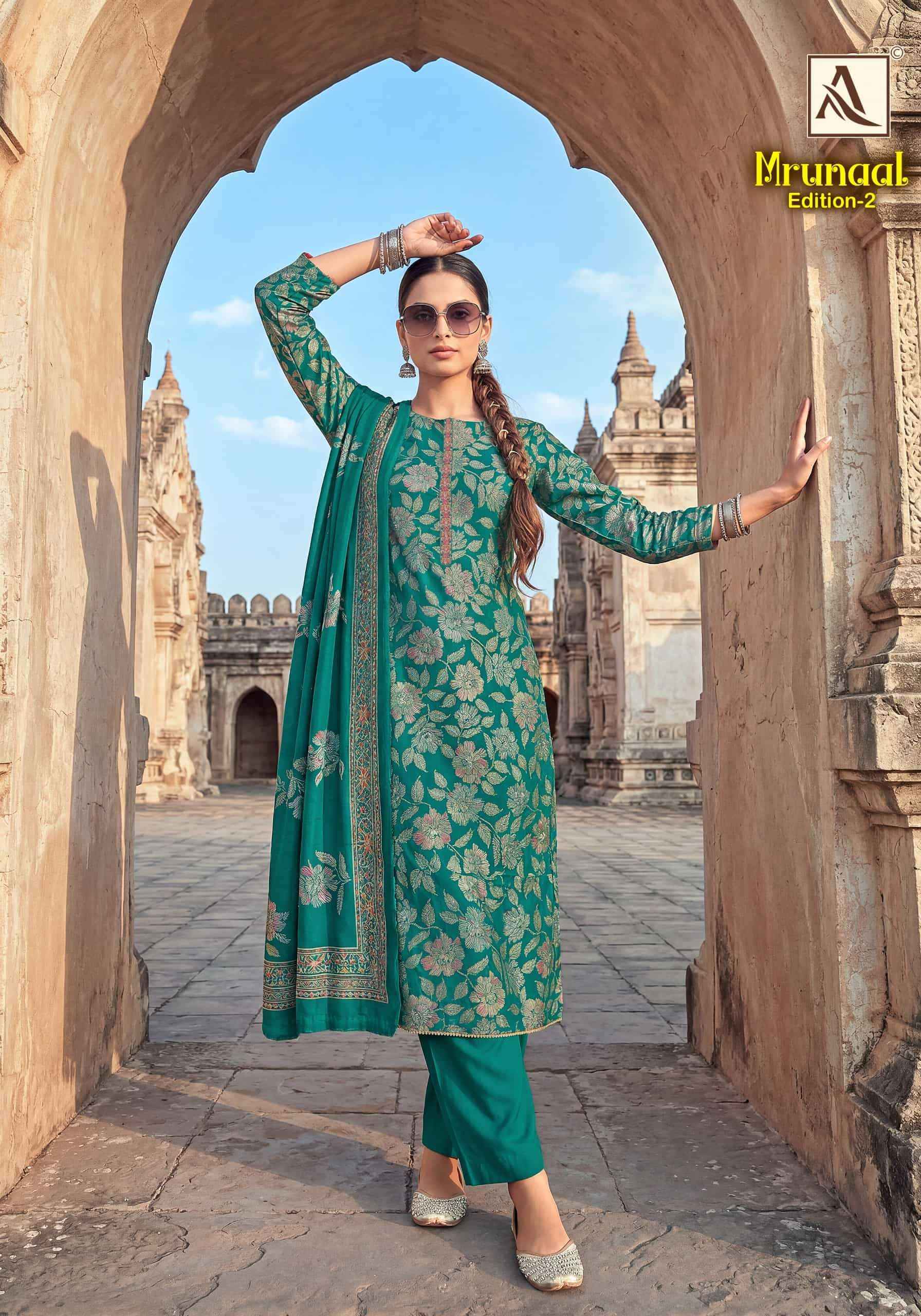 Alok Suit Mrunaal Edition 2 - Ladies Suit wholesale Online Price ( 4 Pcs Catalog )