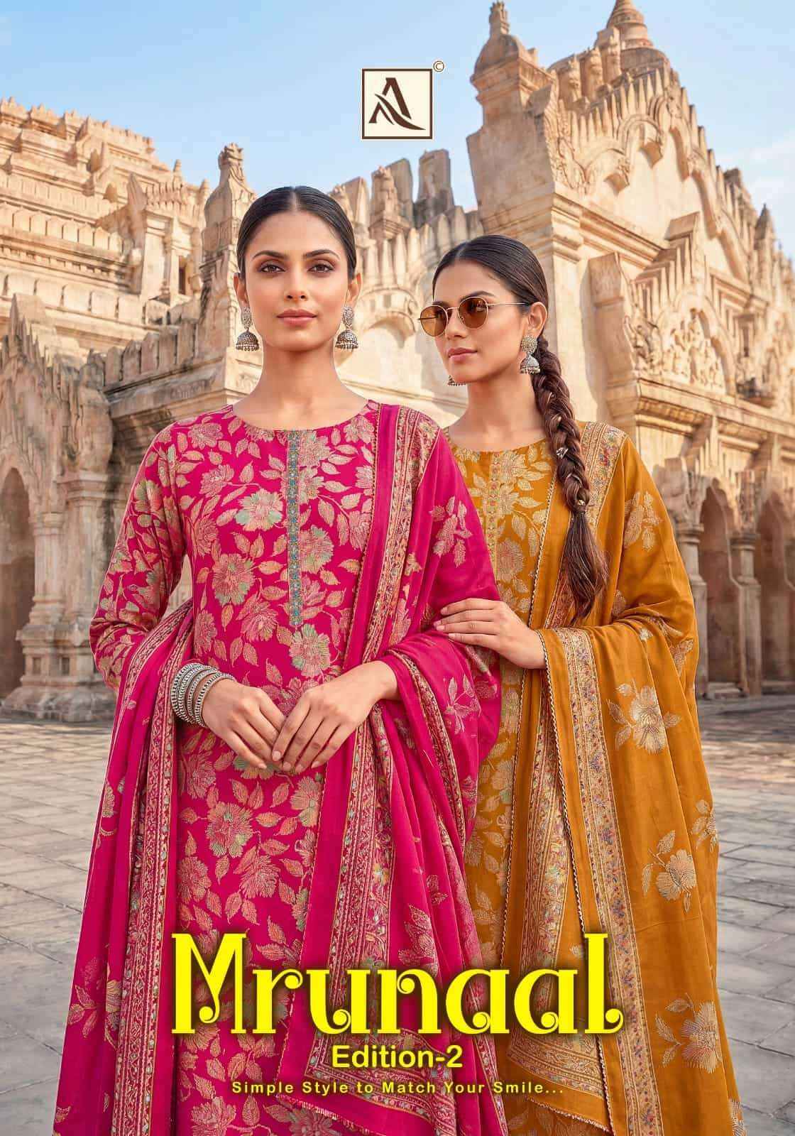 Alok Suit Mrunaal Edition 2 - Ladies Suit wholesale Online Price ( 4 Pcs Catalog )