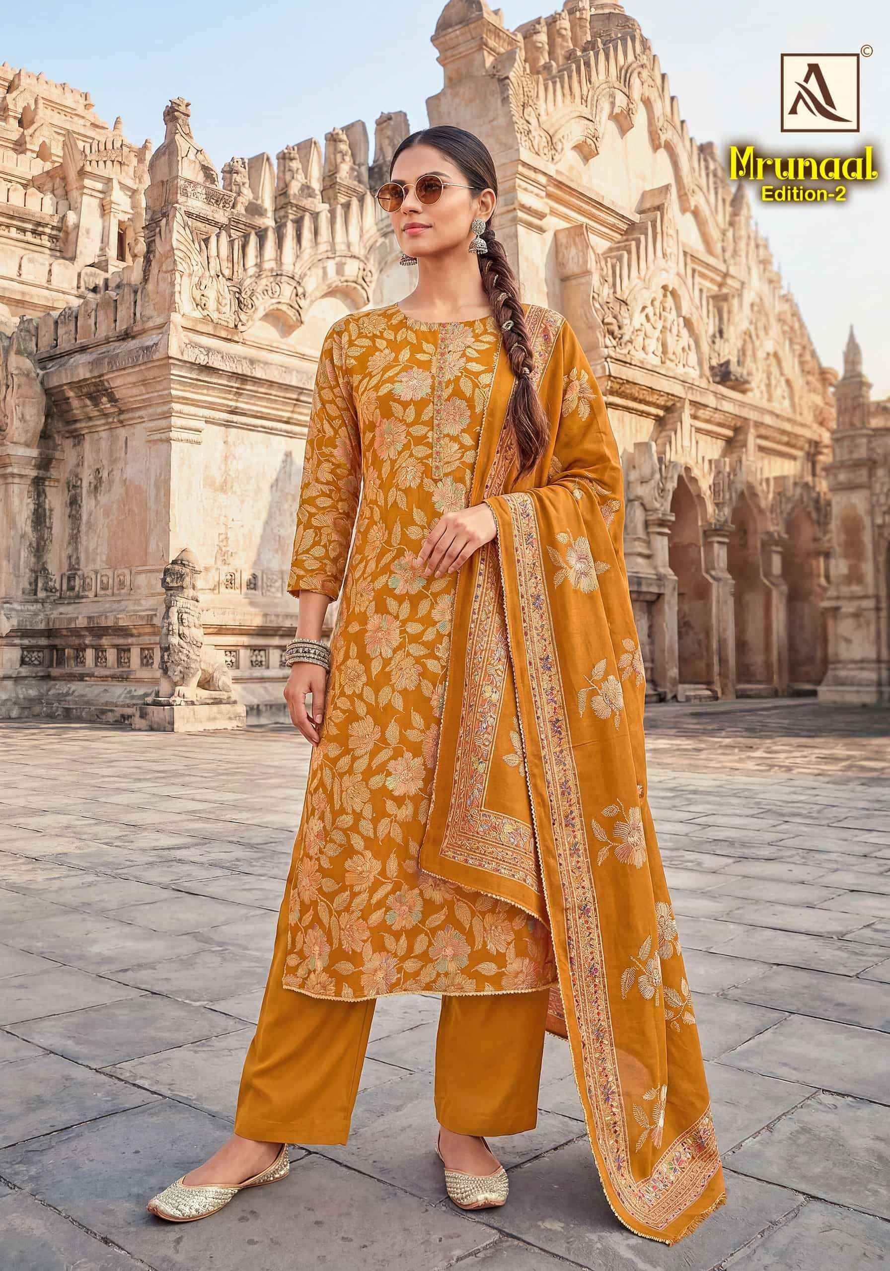 Alok Suit Mrunaal Edition 2 - Ladies Suit wholesale Online Price ( 4 Pcs Catalog )