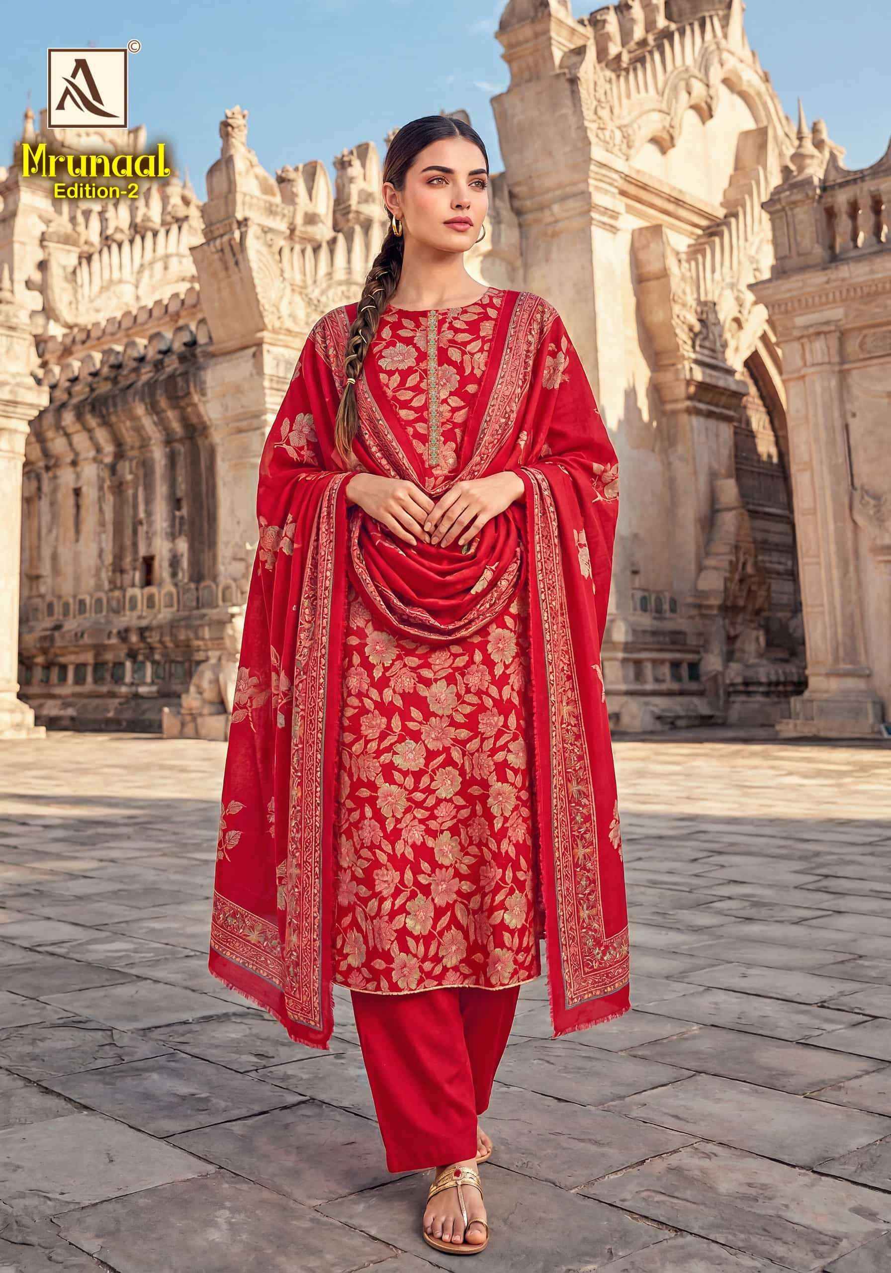 Alok Suit Mrunaal Edition 2 - Ladies Suit wholesale Online Price ( 4 Pcs Catalog )