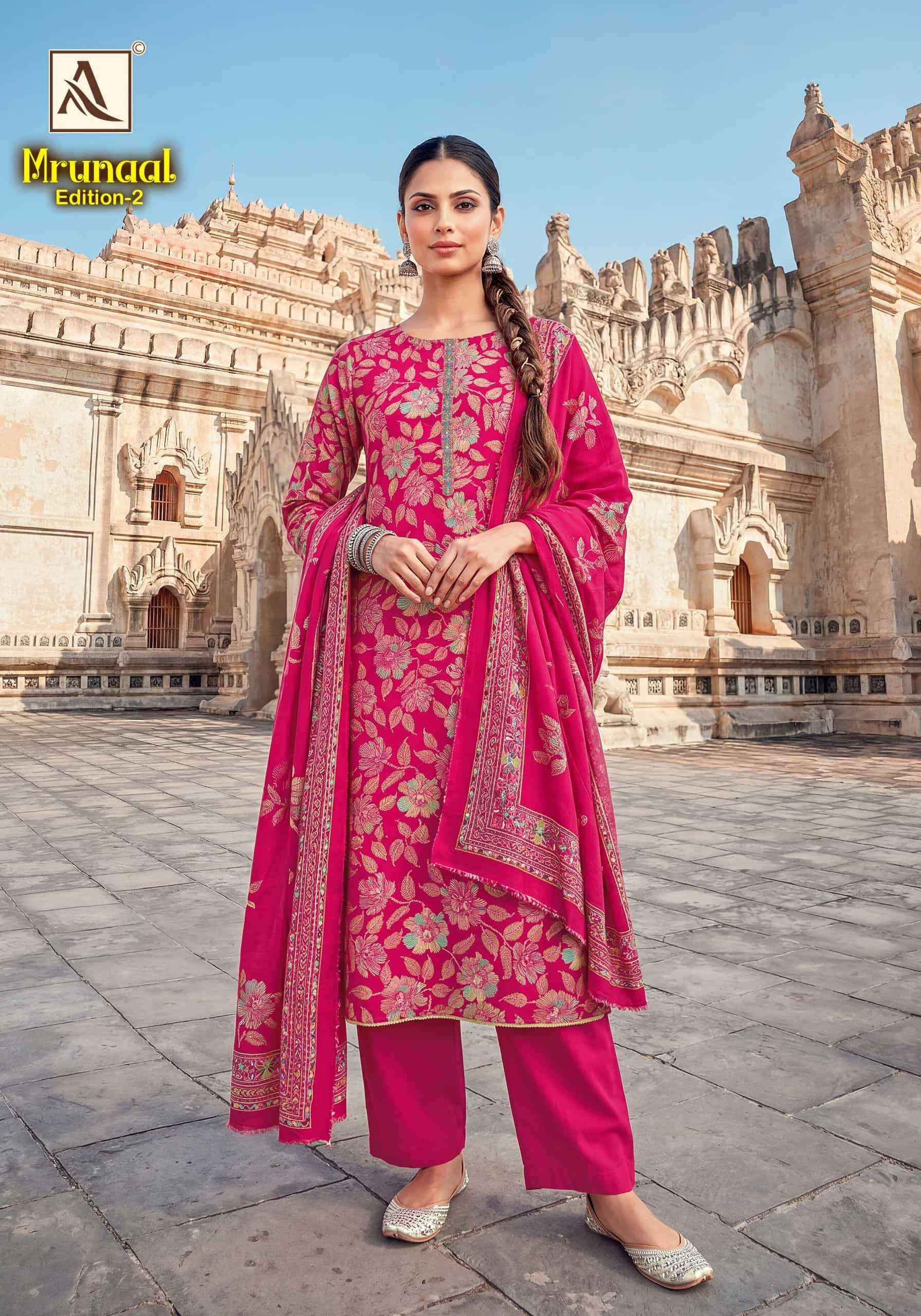 Alok Suit Mrunaal Edition 2 - Ladies Suit wholesale Online Price ( 4 Pcs Catalog )