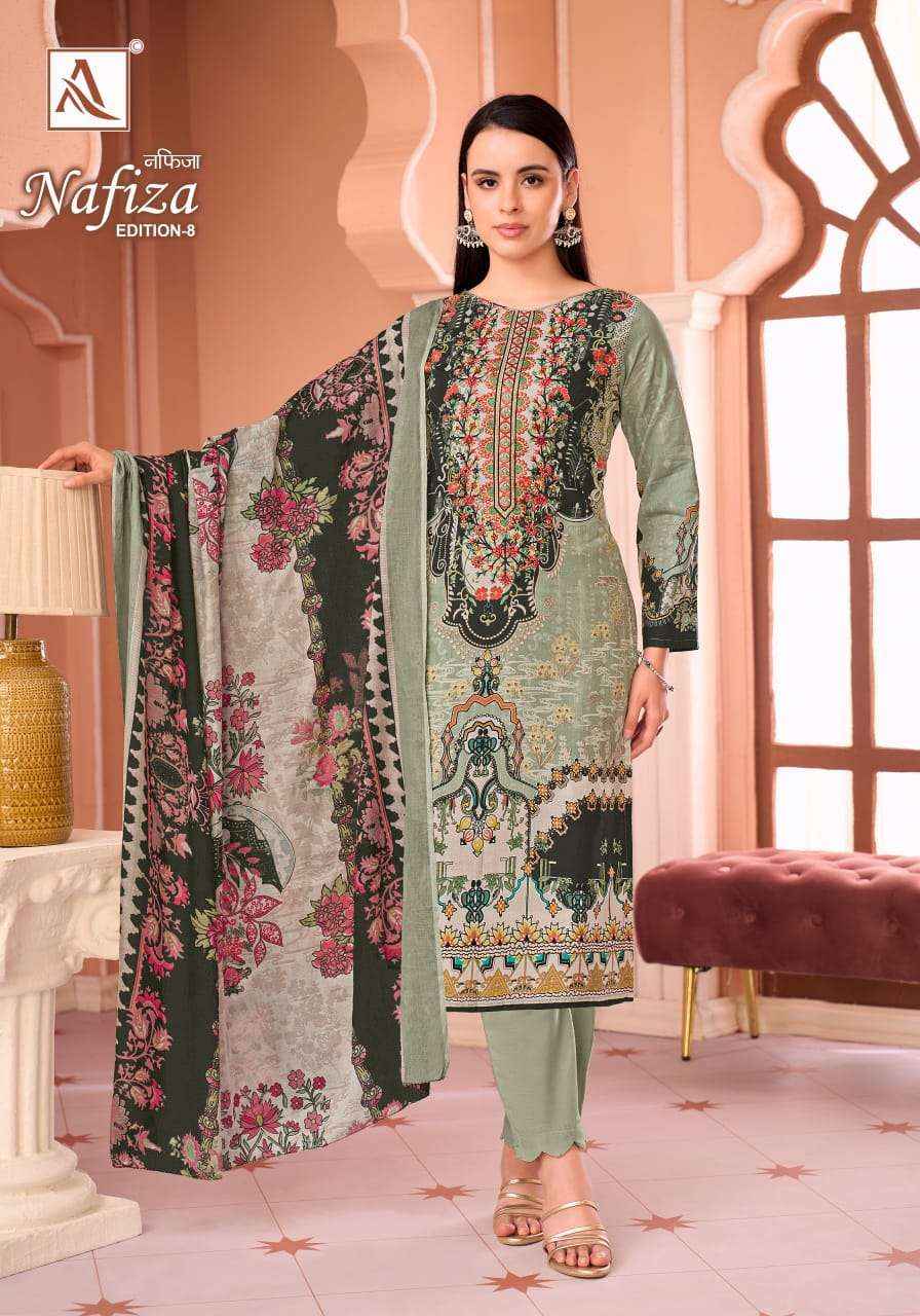 Alok Suit Nafiza Edition 8 Pakistani Suits - Surat Wholesale Market.com ( 6 Pcs Catalogue )