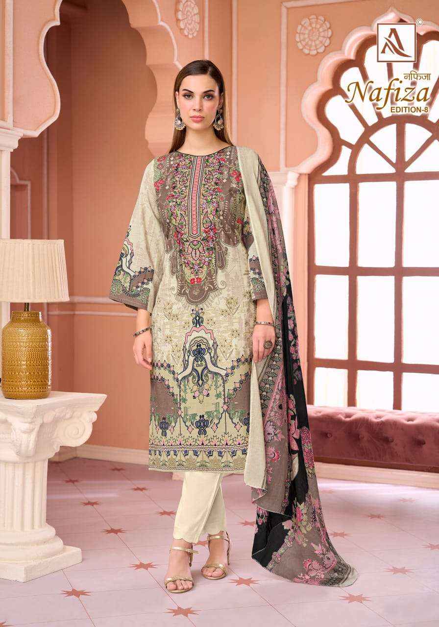 Alok Suit Nafiza Edition 8 Pakistani Suits - Surat Wholesale Market.com ( 6 Pcs Catalogue )