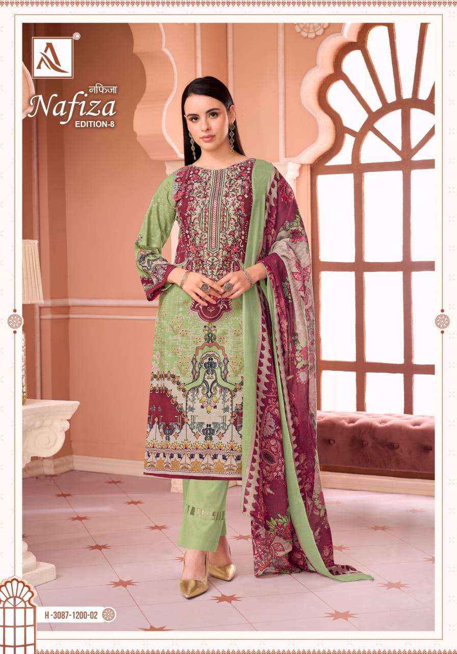 Alok Suit Nafiza Edition 8 Pakistani Suits - Surat Wholesale Market.com ( 6 Pcs Catalogue )