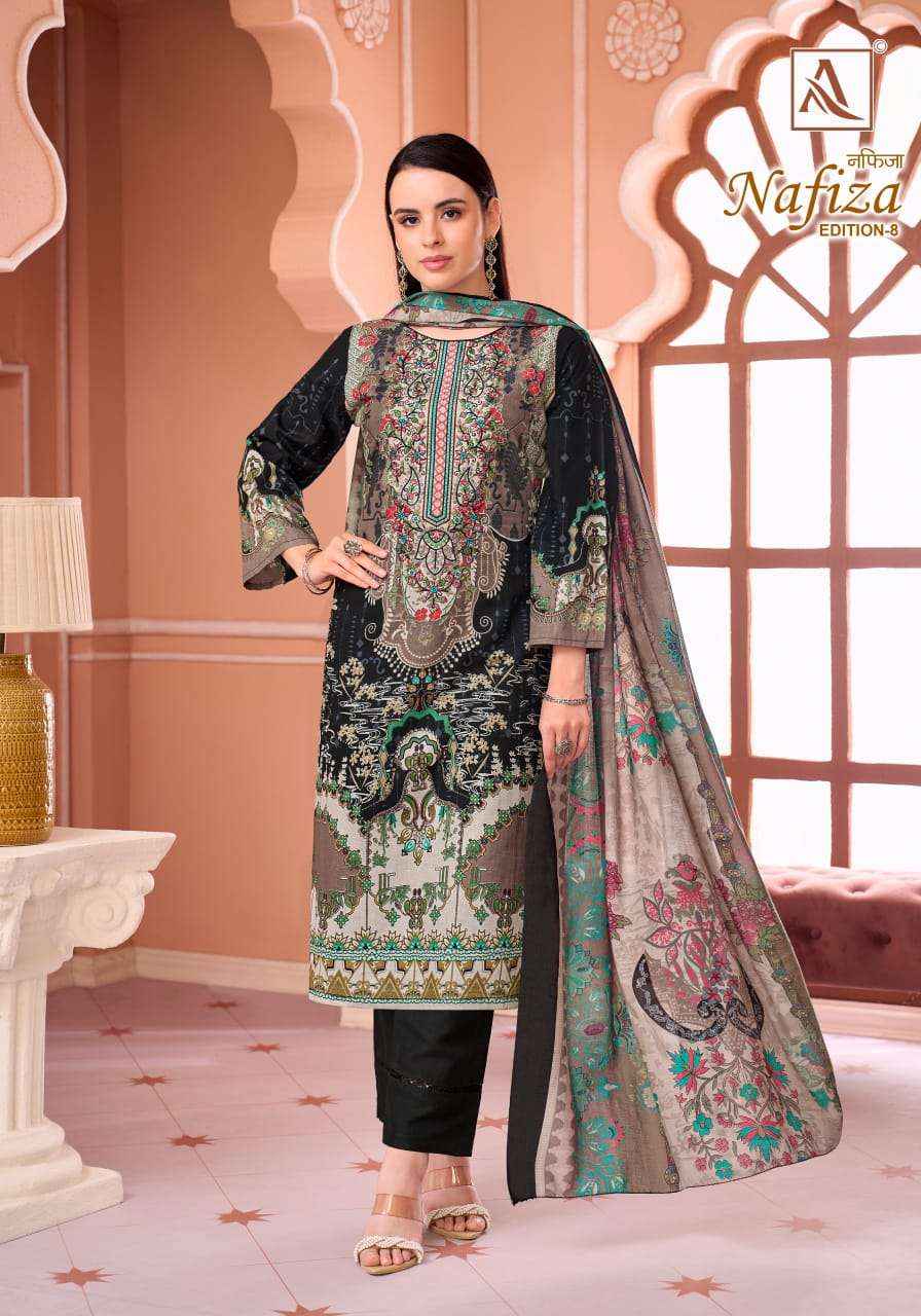 Alok Suit Nafiza Edition 8 Pakistani Suits - Surat Wholesale Market.com ( 6 Pcs Catalogue )