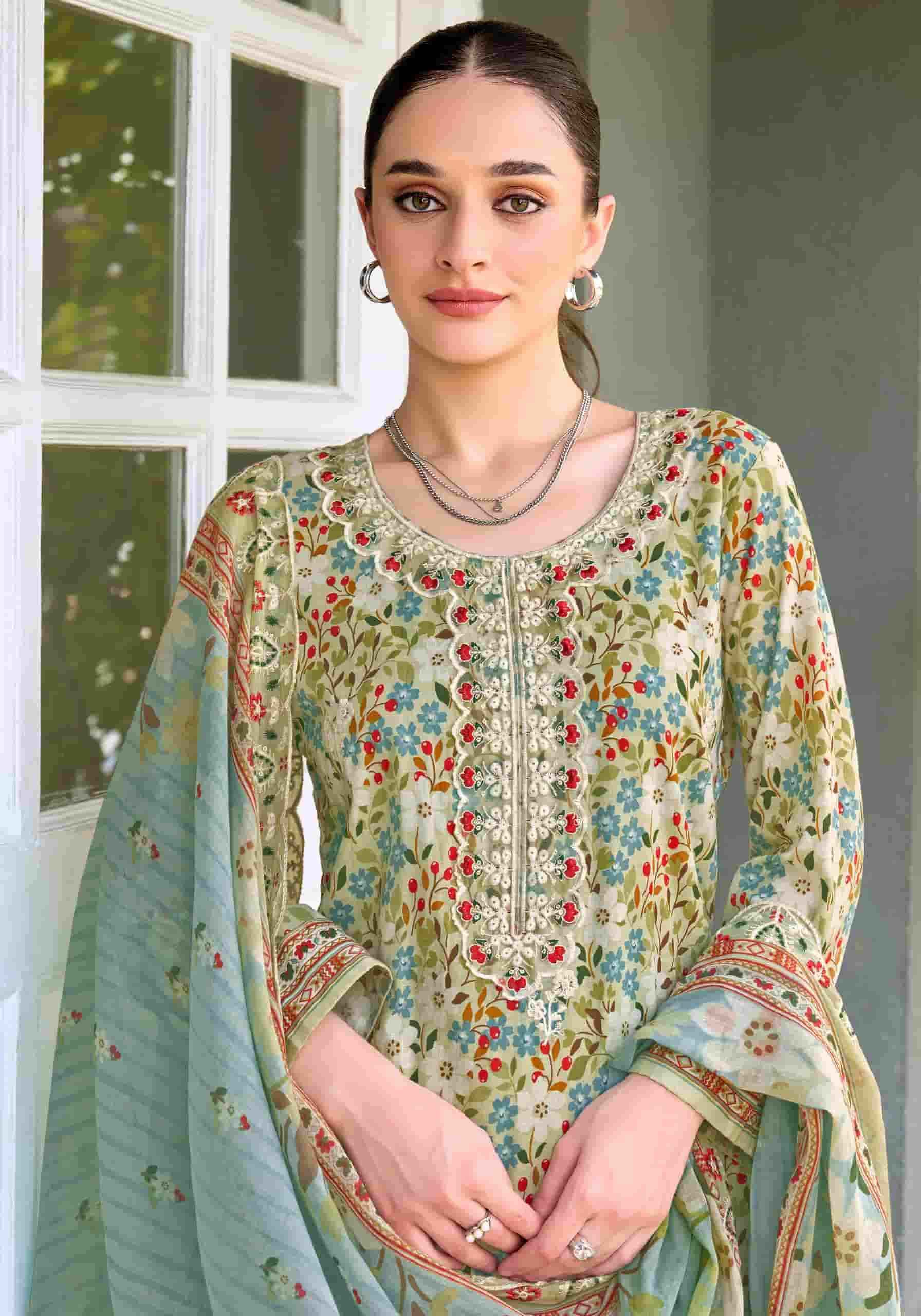 Alok Suit Rabia Butt - Excusive Cotton Salwar Kameez Surat Wholesale Market ( 8 Pcs Pcs Catalog )