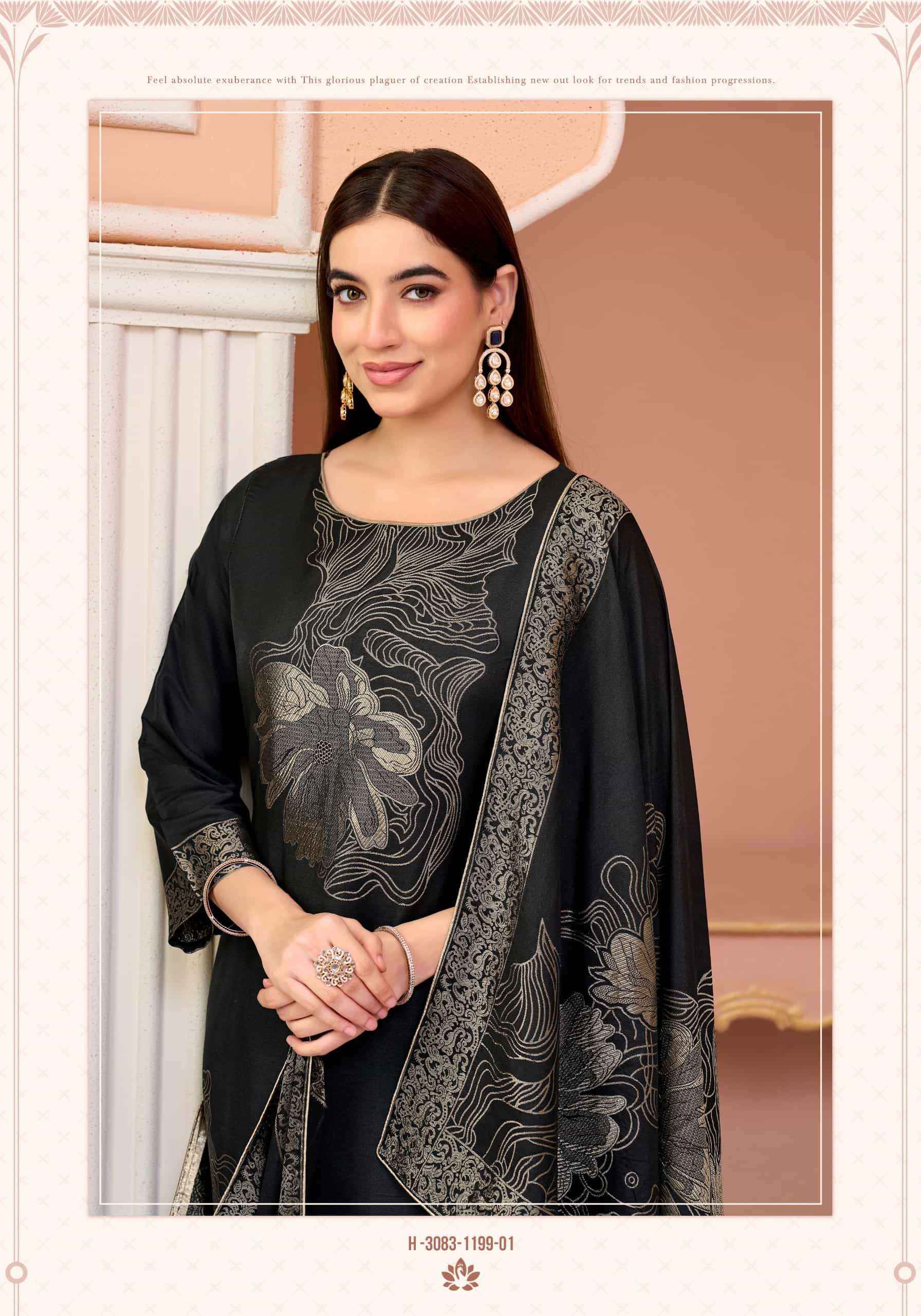 Alok Suit Sargun Edition 7 - Wholesale Muslin Jacquard Suits ( 6 Pcs Catalog )
