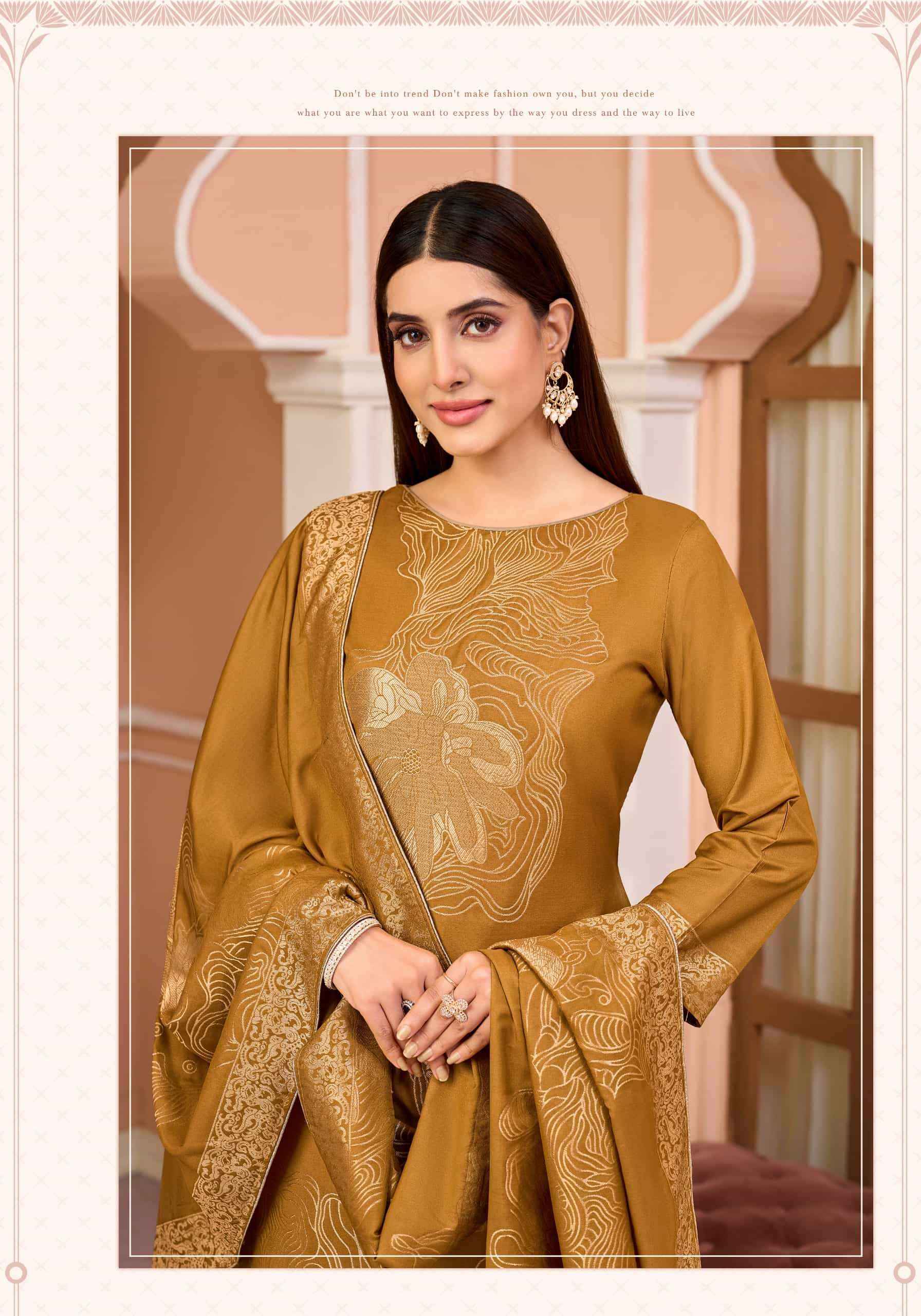 Alok Suit Sargun Edition 7 - Wholesale Muslin Jacquard Suits ( 6 Pcs Catalog )