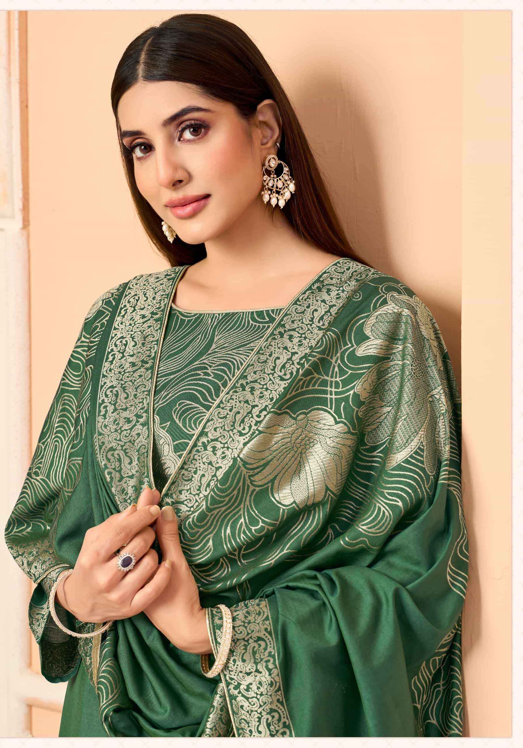 Alok Suit Sargun Edition 7 - Wholesale Muslin Jacquard Suits ( 6 Pcs Catalog )