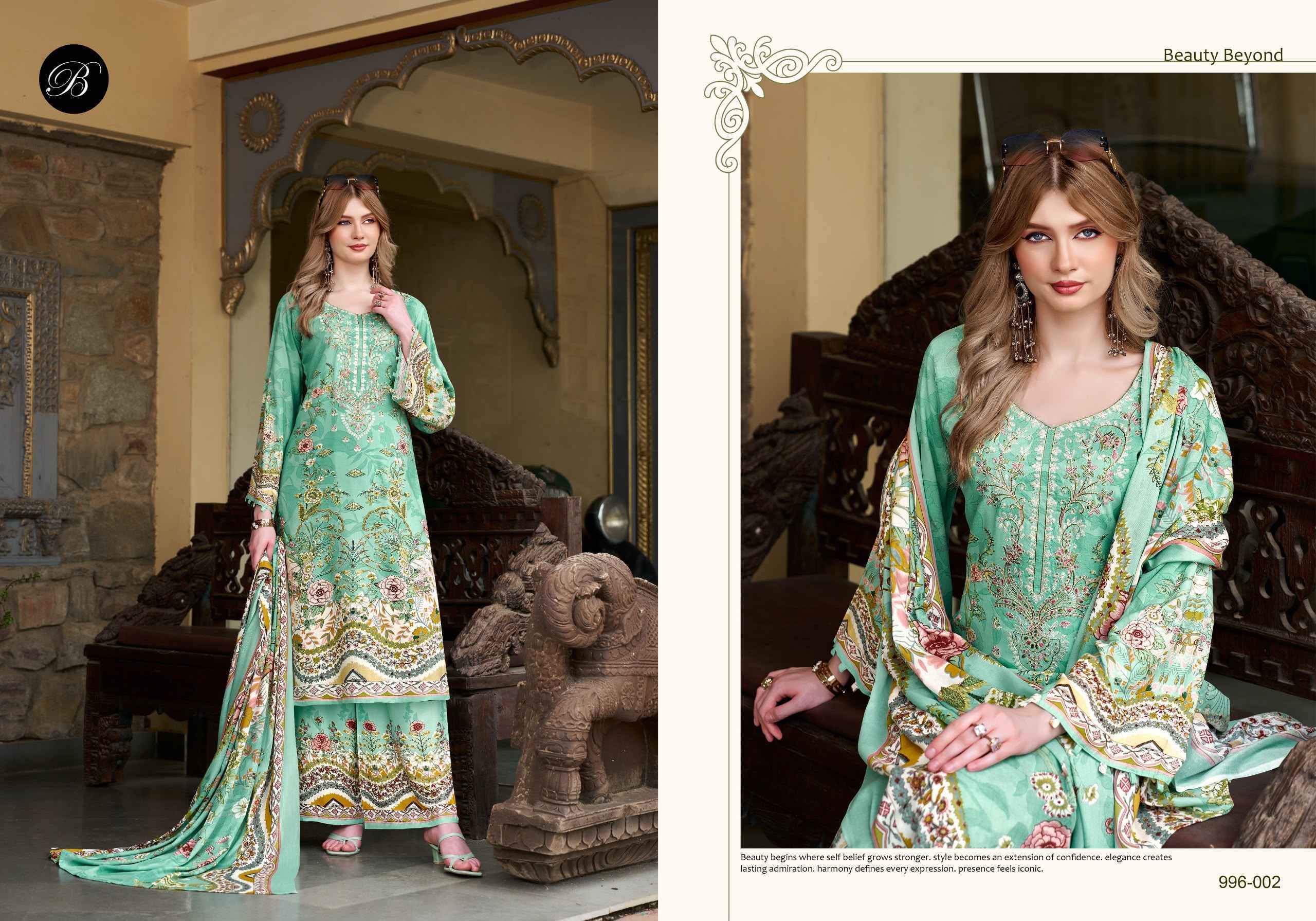 Belliza Dilkhush Vol 4 - Wholesale Viscose Rayon Dress Material ( 8 pcs Catalogue )