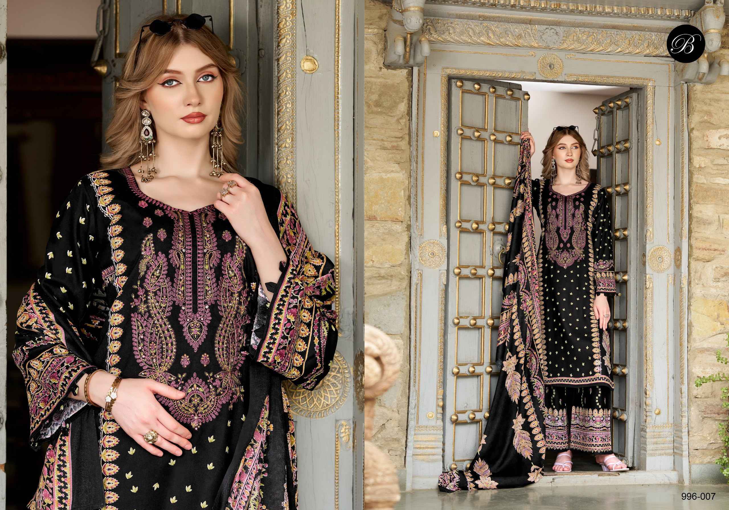 Belliza Dilkhush Vol 4 - Wholesale Viscose Rayon Dress Material ( 8 pcs Catalogue )