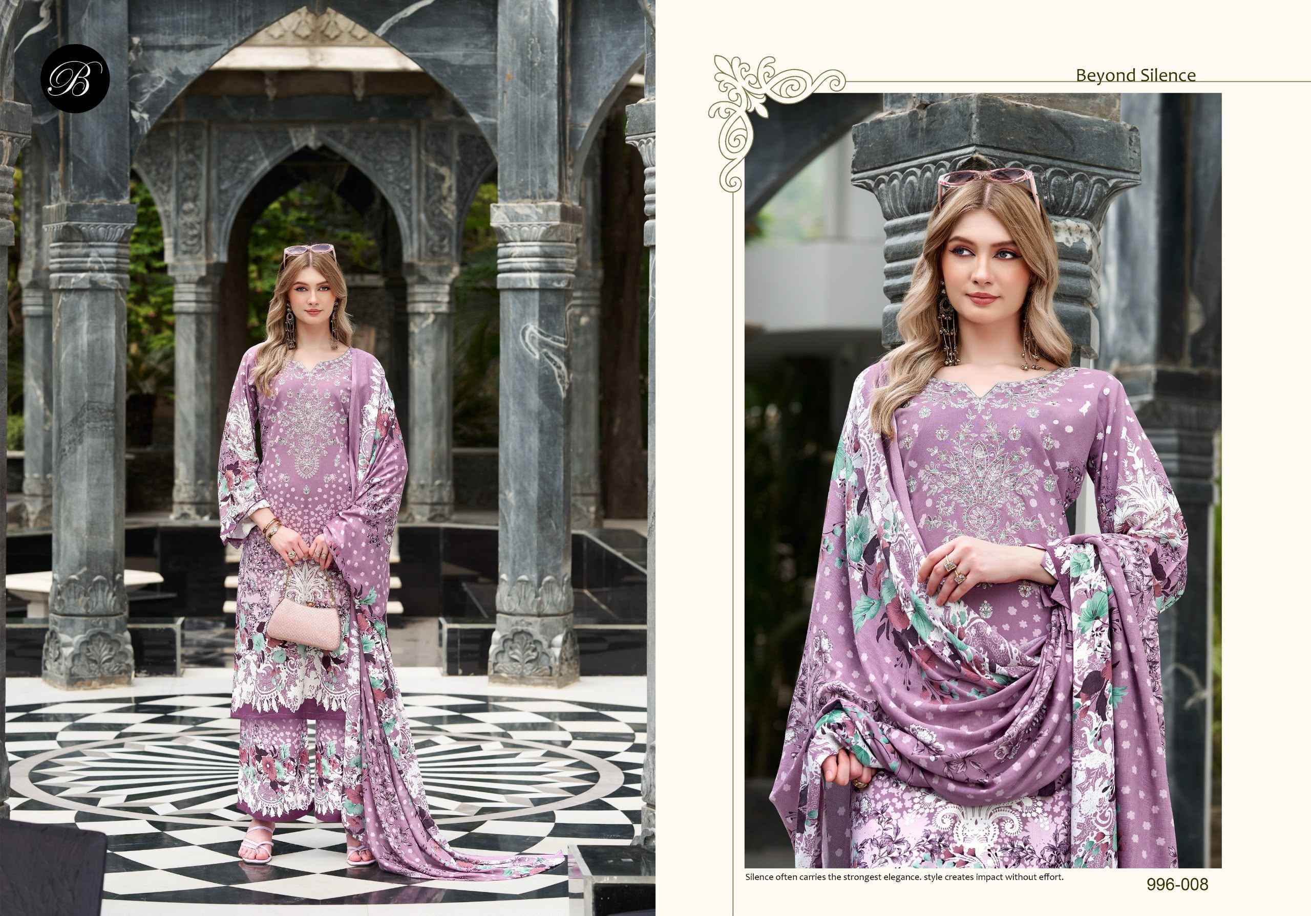 Belliza Dilkhush Vol 4 - Wholesale Viscose Rayon Dress Material ( 8 pcs Catalogue )