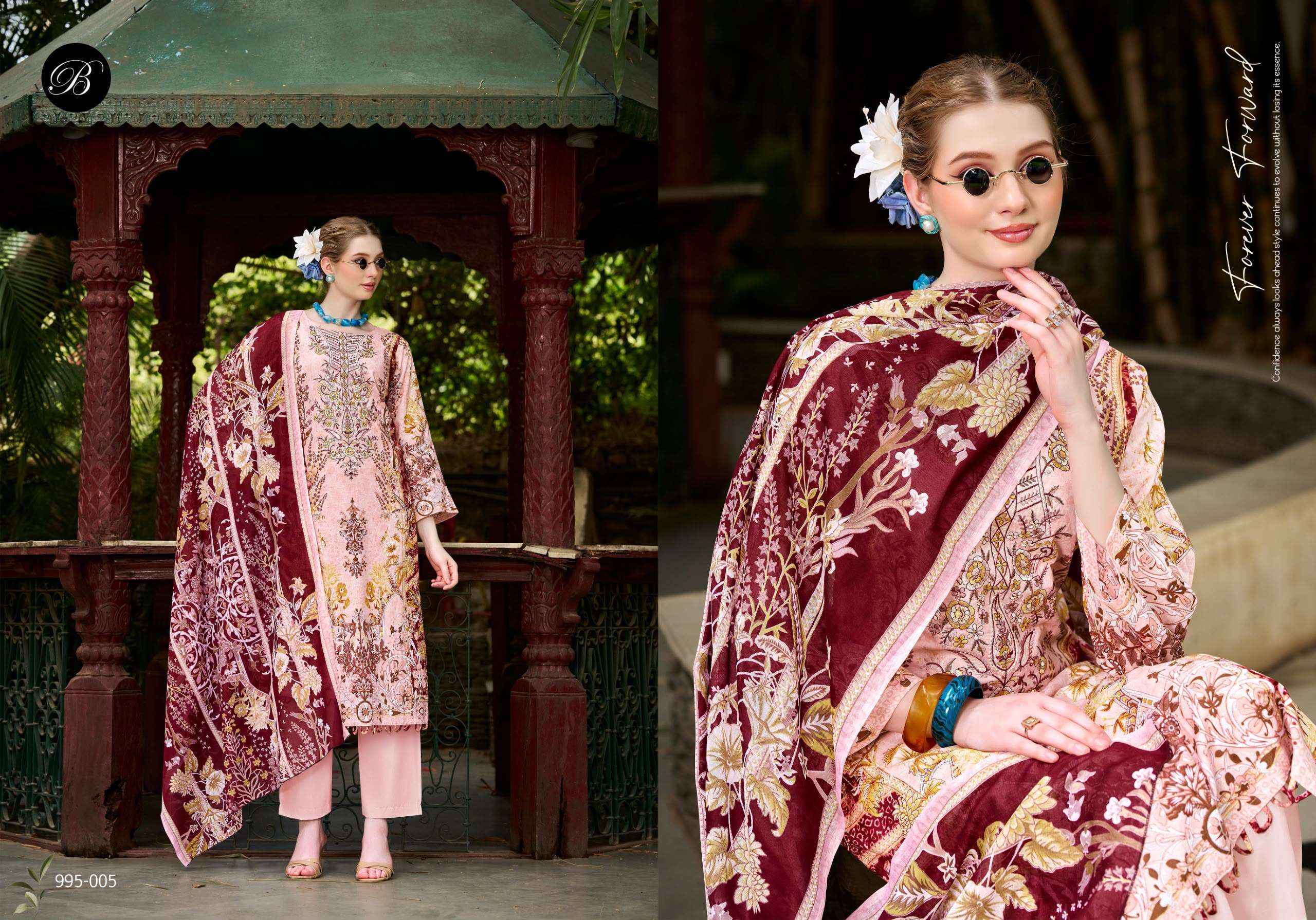 Belliza Naira Vol 153 - Cotton Dress Material online shopping ( 8 pcs Catalog )