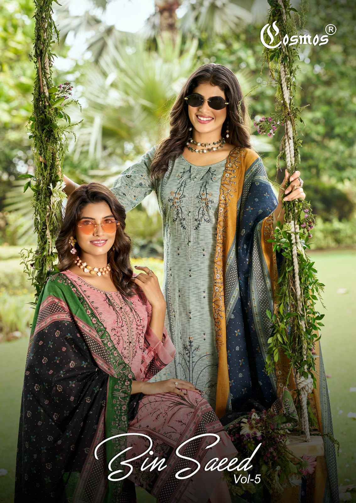 Buy Cosmos Bin Saeed Vol 5 Suits Catalog Wholesale ( 8 Pcs Catalog )