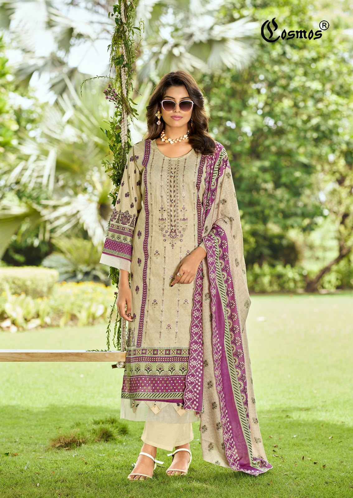 Buy Cosmos Bin Saeed Vol 5 Suits Catalog Wholesale ( 8 Pcs Catalog )