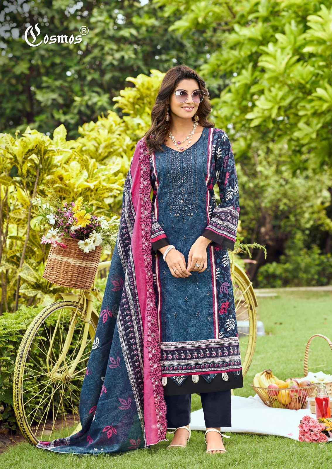 Buy Cosmos Bin Saeed Vol 5 Suits Catalog Wholesale ( 8 Pcs Catalog )