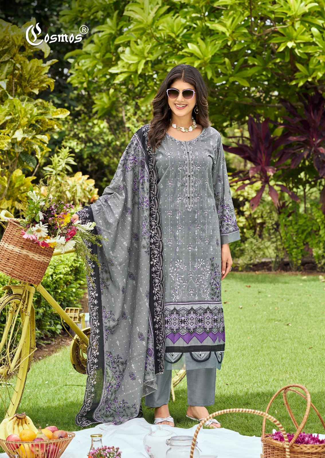 Buy Cosmos Bin Saeed Vol 5 Suits Catalog Wholesale ( 8 Pcs Catalog )
