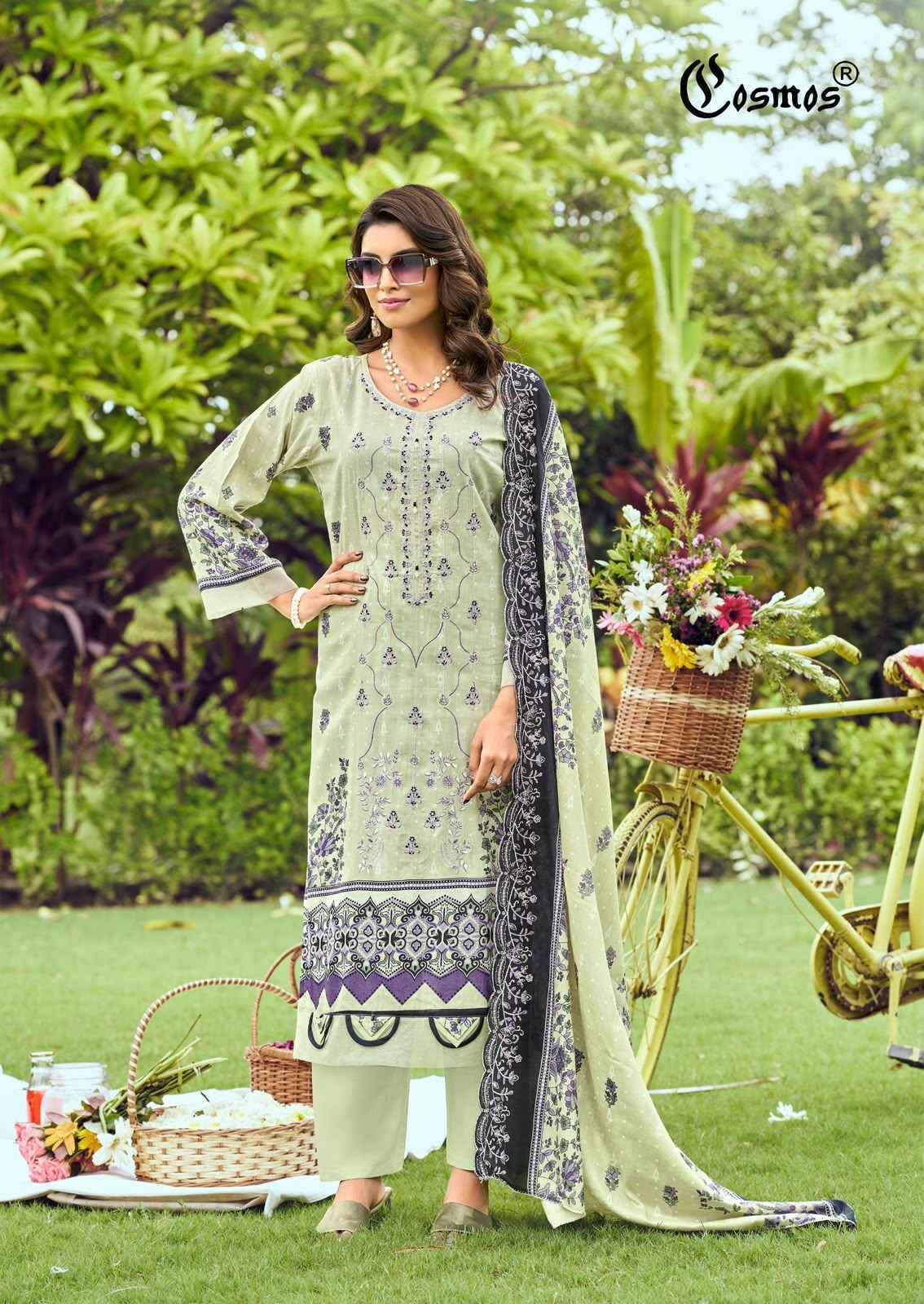 Buy Cosmos Bin Saeed Vol 5 Suits Catalog Wholesale ( 8 Pcs Catalog )