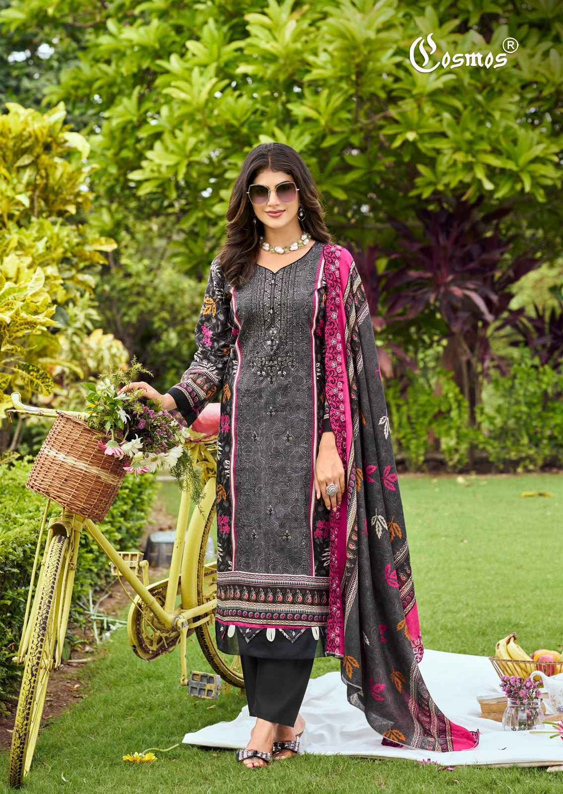 Buy Cosmos Bin Saeed Vol 5 Suits Catalog Wholesale ( 8 Pcs Catalog )