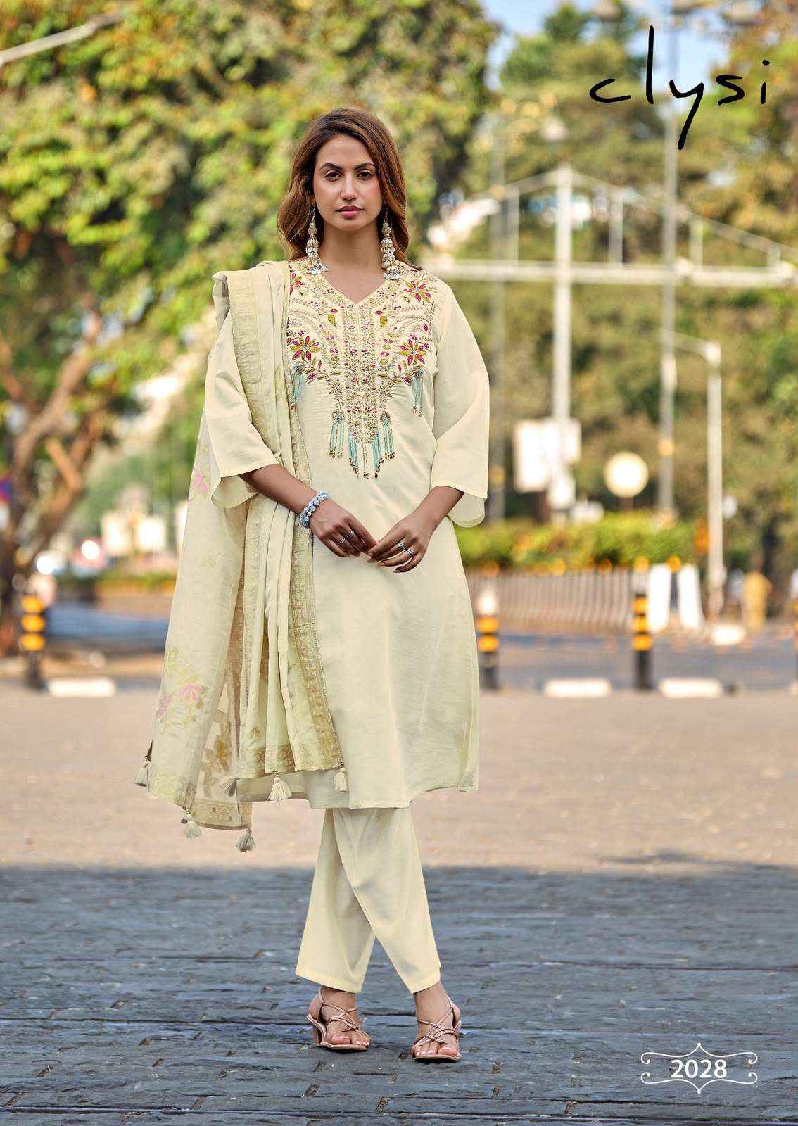 Clysi Nooria Premium Designs 3 Piece Pair Set _ Surat Wholesale Market Price ( 4 Pcs Catalog )