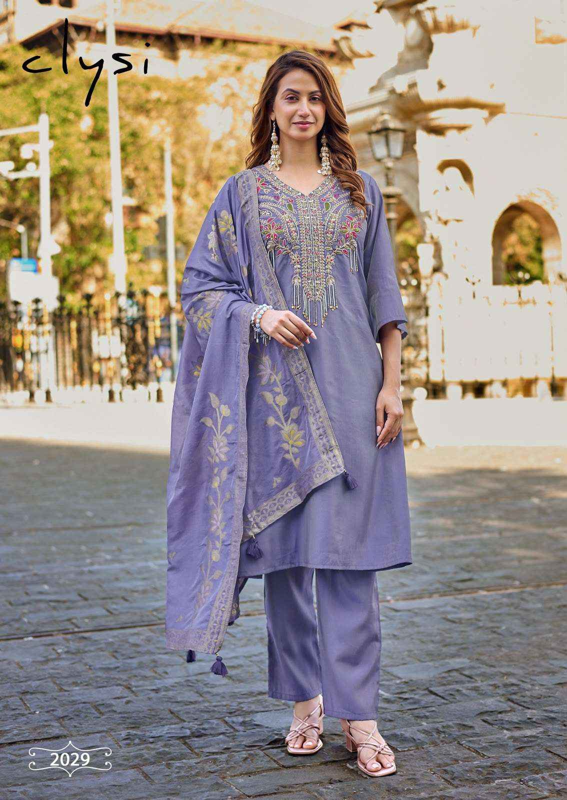 Clysi Nooria Premium Designs 3 Piece Pair Set _ Surat Wholesale Market Price ( 4 Pcs Catalog )