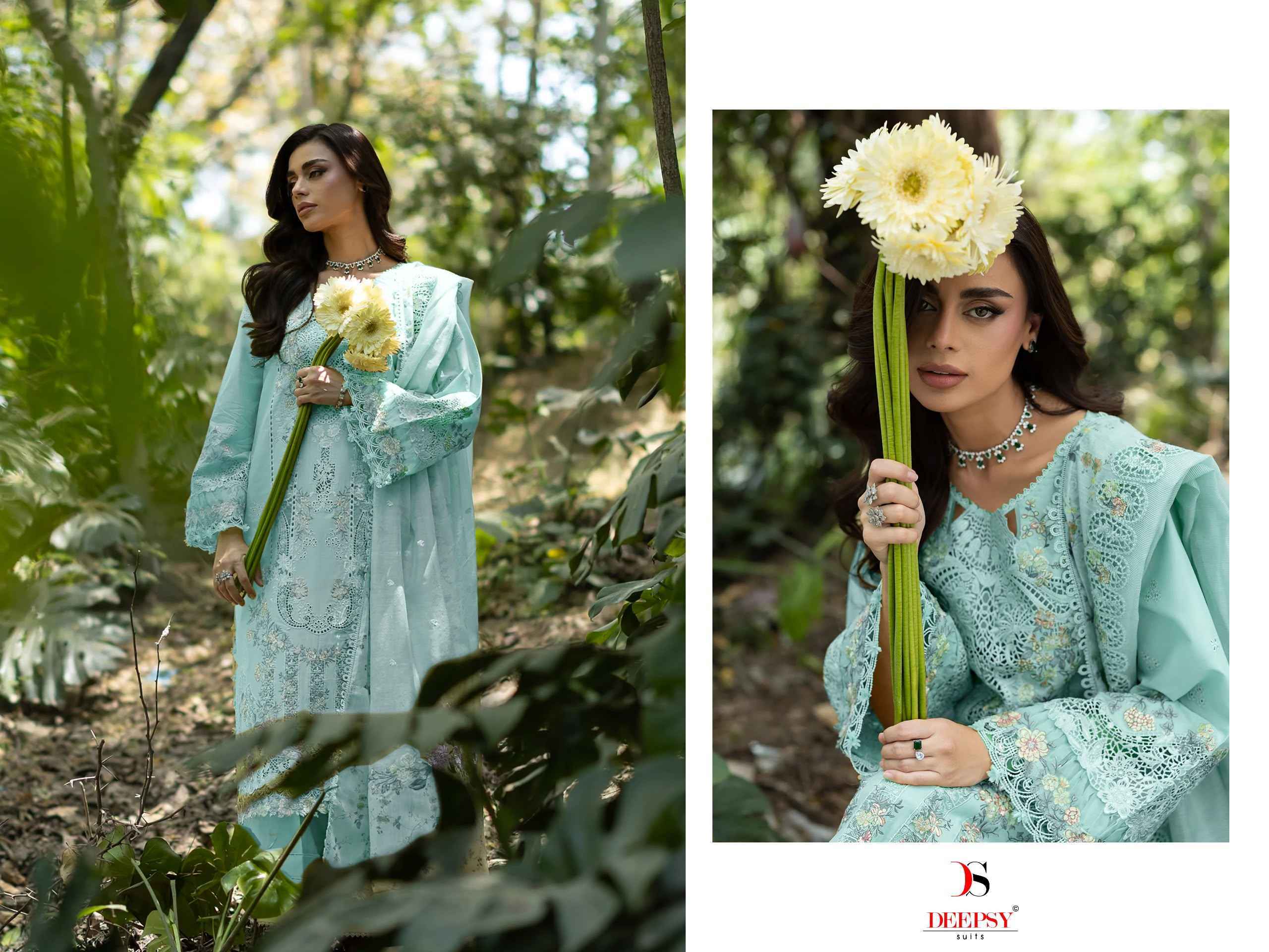 Deepsy Elaf Premium Vol 9 Cotton Salwar Kameez _ Wholesale Surat Market Price ( 6 Pcs Catalog )