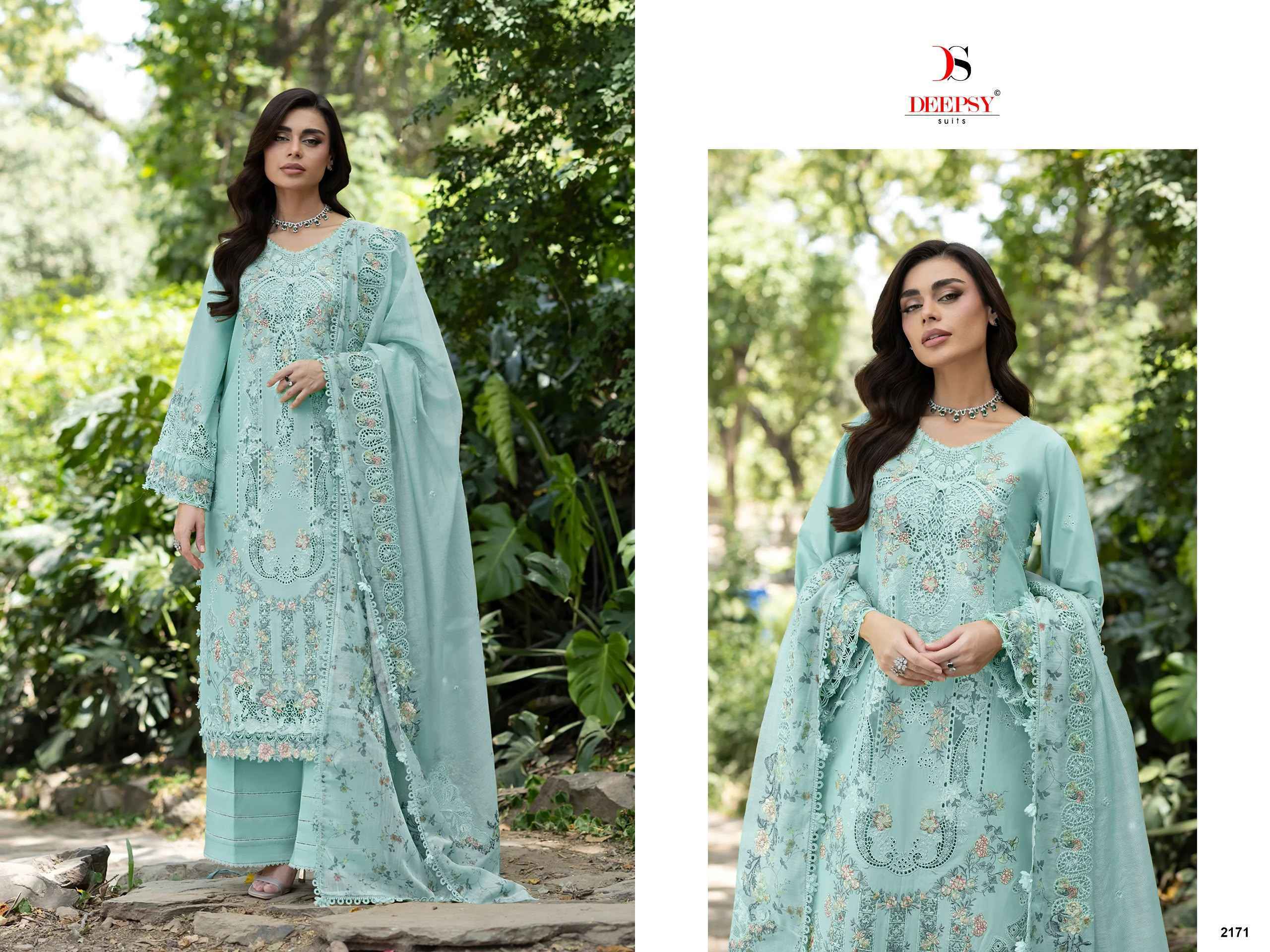 Deepsy Elaf Premium Vol 9 Cotton Salwar Kameez _ Wholesale Surat Market Price ( 6 Pcs Catalog )