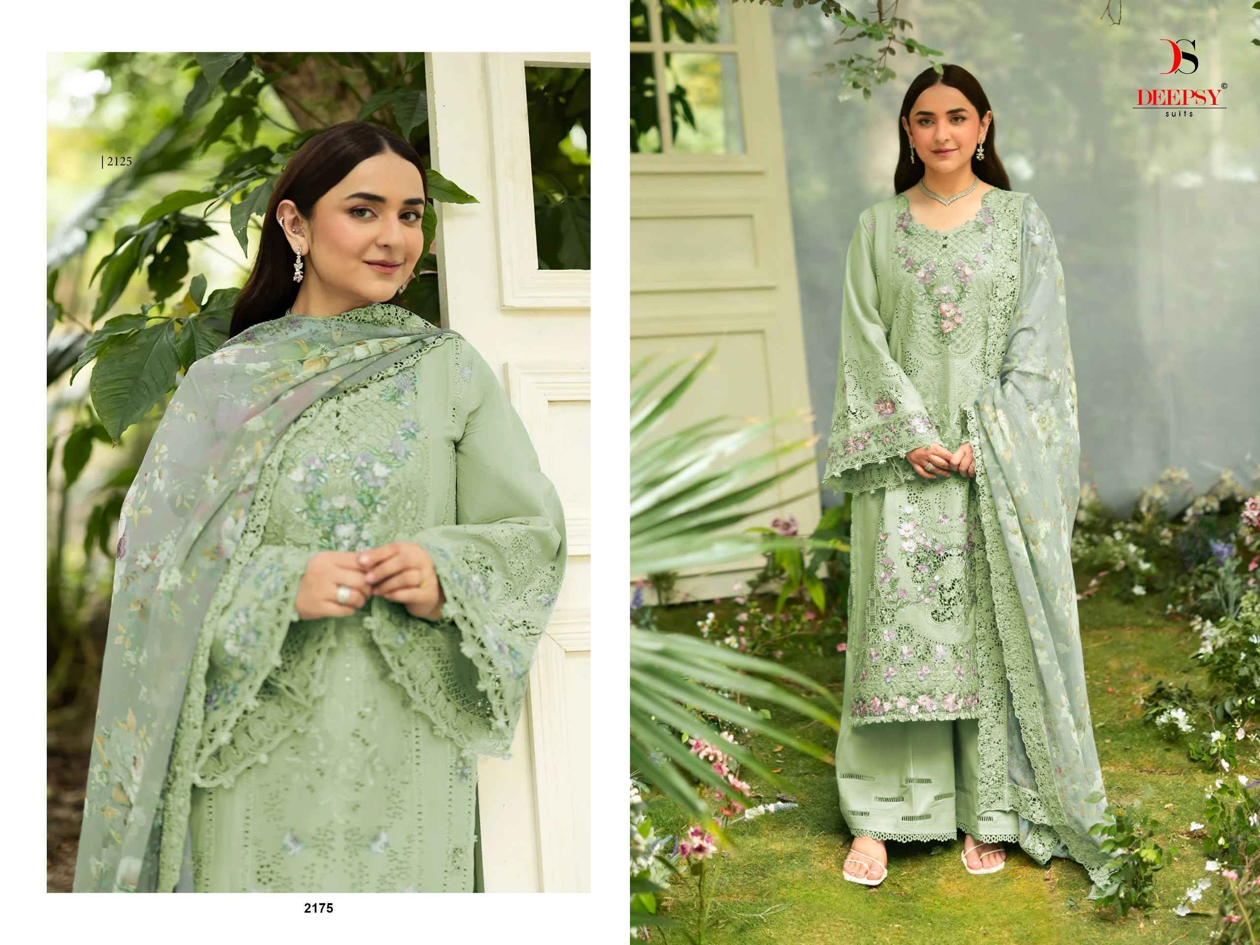 Deepsy Elaf Premium Vol 9 Cotton Salwar Kameez _ Wholesale Surat Market Price ( 6 Pcs Catalog )