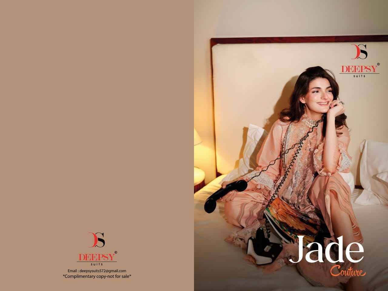 Deepsy Jade Couture Cotton Salwar Suit _ Surat Wholesale Market Price ( 6 Pcs Catalog )