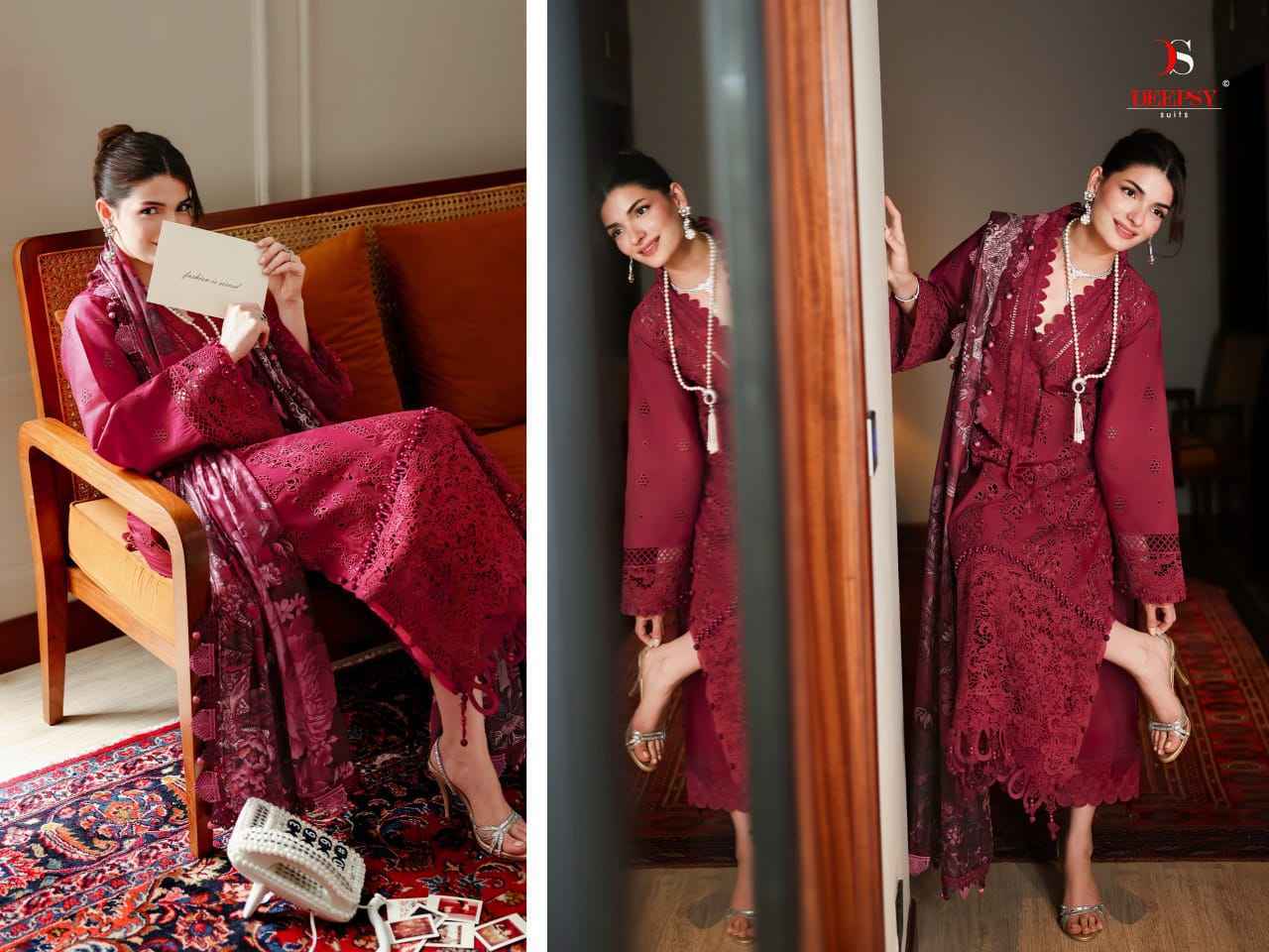 Deepsy Jade Couture Cotton Salwar Suit _ Surat Wholesale Market Price ( 6 Pcs Catalog )