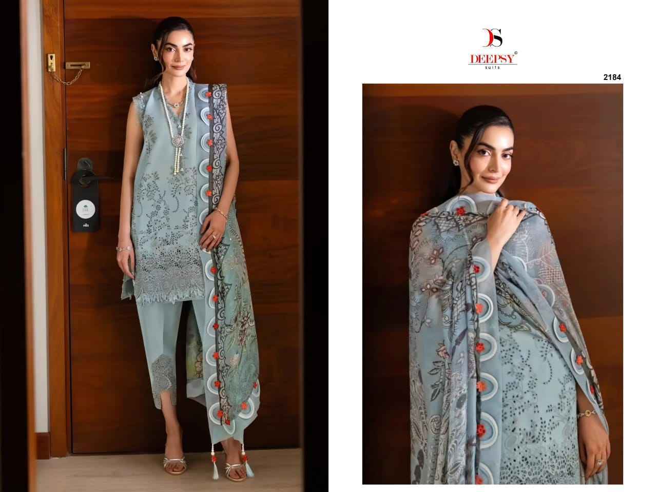 Deepsy Jade Couture Cotton Salwar Suit _ Surat Wholesale Market Price ( 6 Pcs Catalog )