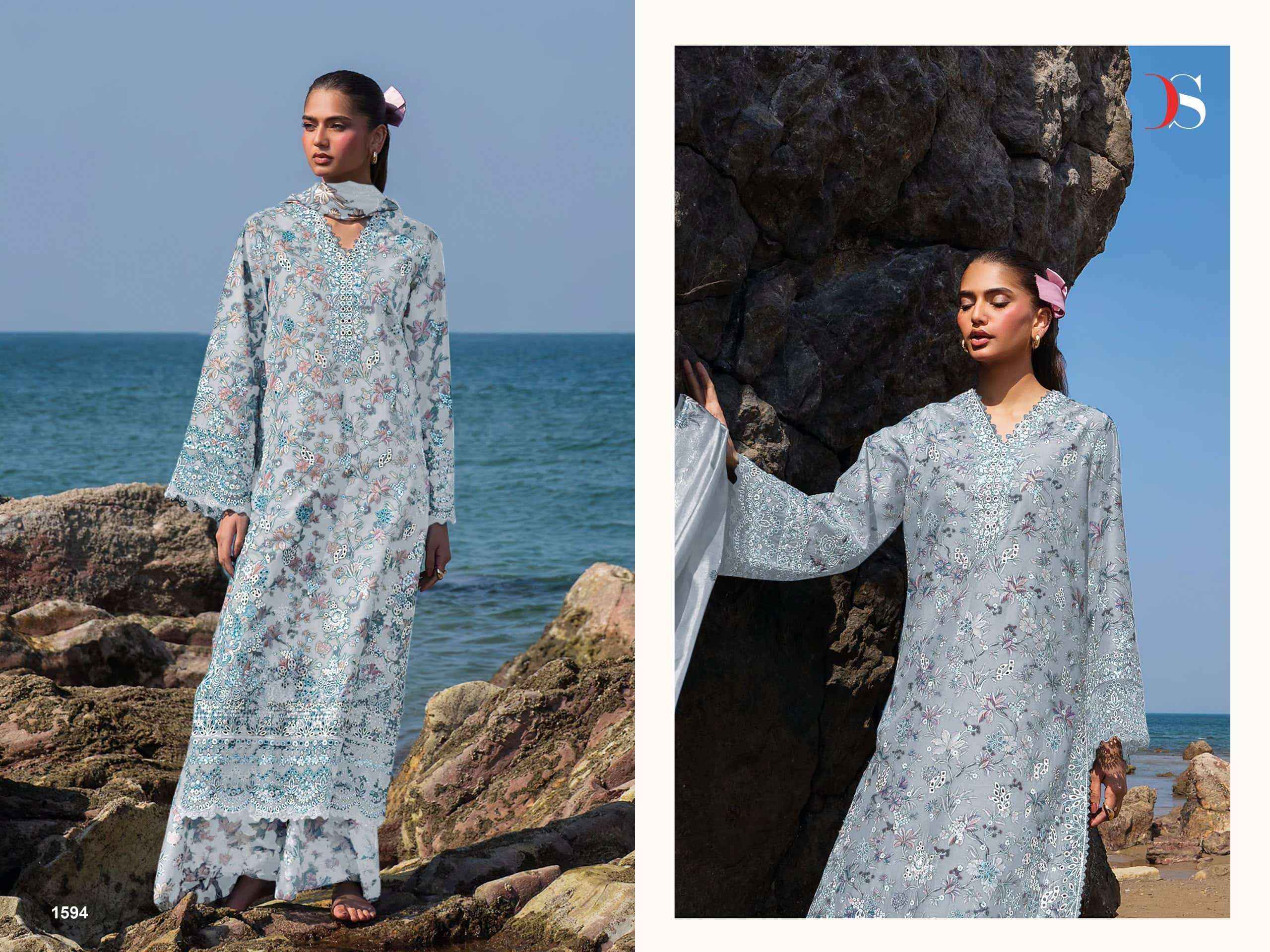 Deepsy Jade Premium Vol 4 Pure Cotton Pakistani Salwar Kameez _ Surat Wholesale Market Price ( 8 Pcs Catalog )