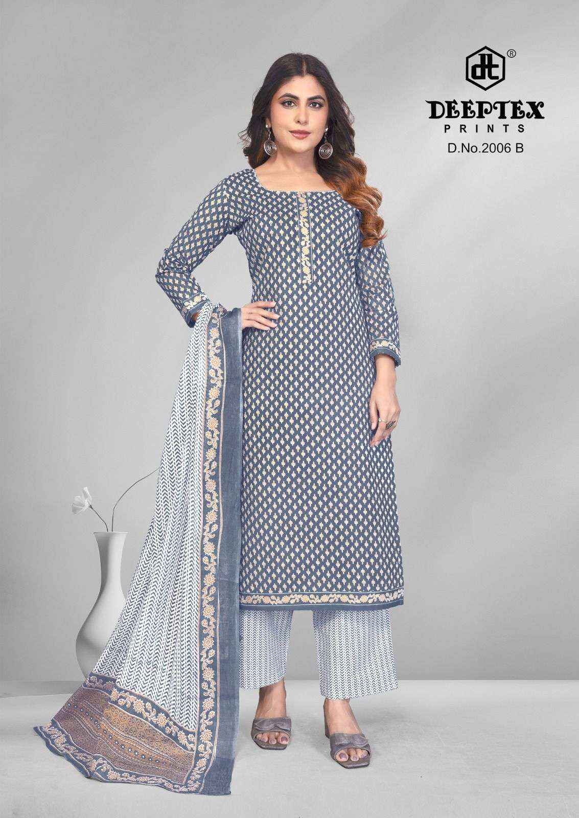 Deeptex 4 Colour Vol 2 Premium Wear Cotton Dress Material ( 32 Pcs Catalogue ) Surat Wholesale Market