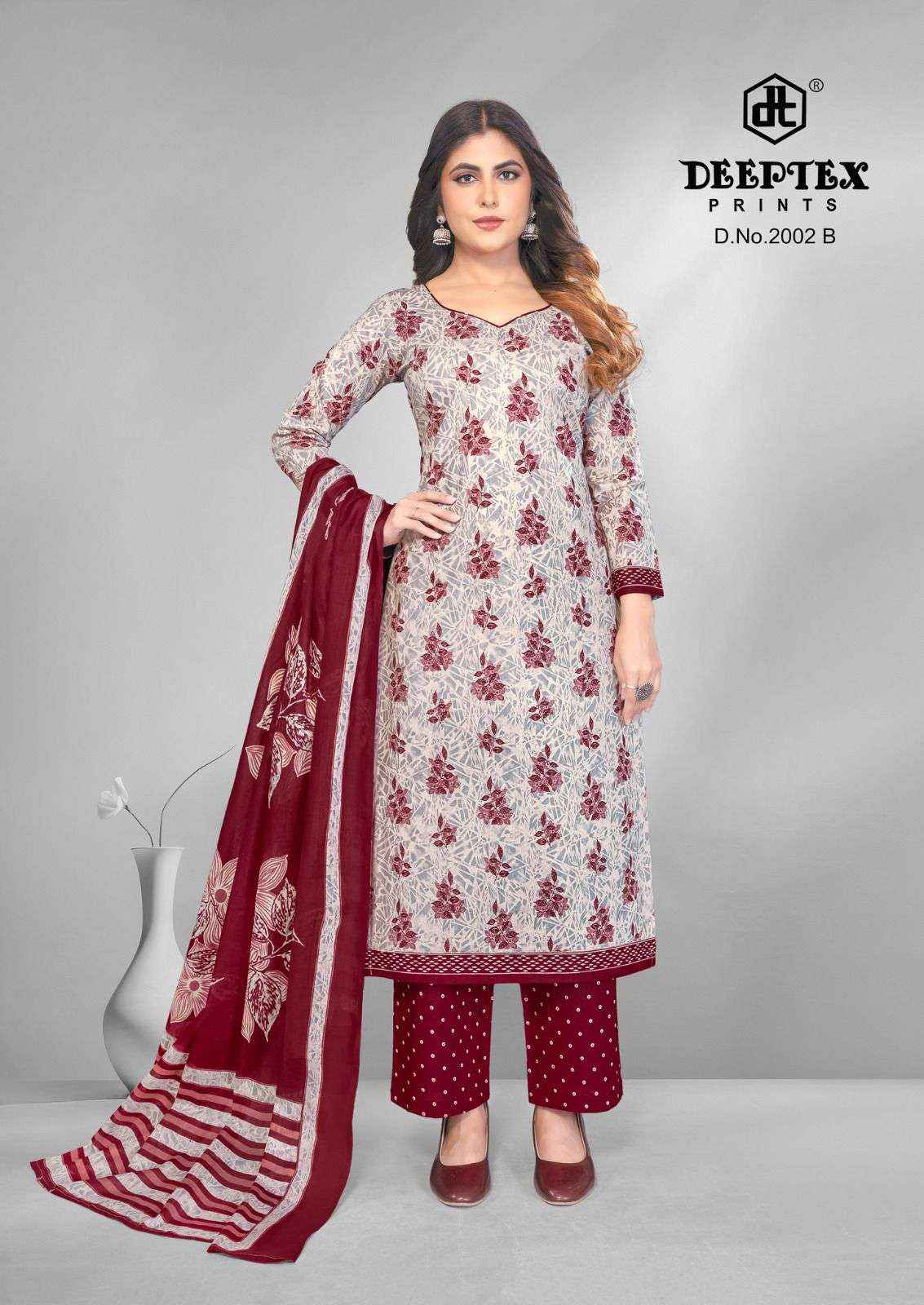 Deeptex 4 Colour Vol 2 Premium Wear Cotton Dress Material ( 32 Pcs Catalogue ) Surat Wholesale Market