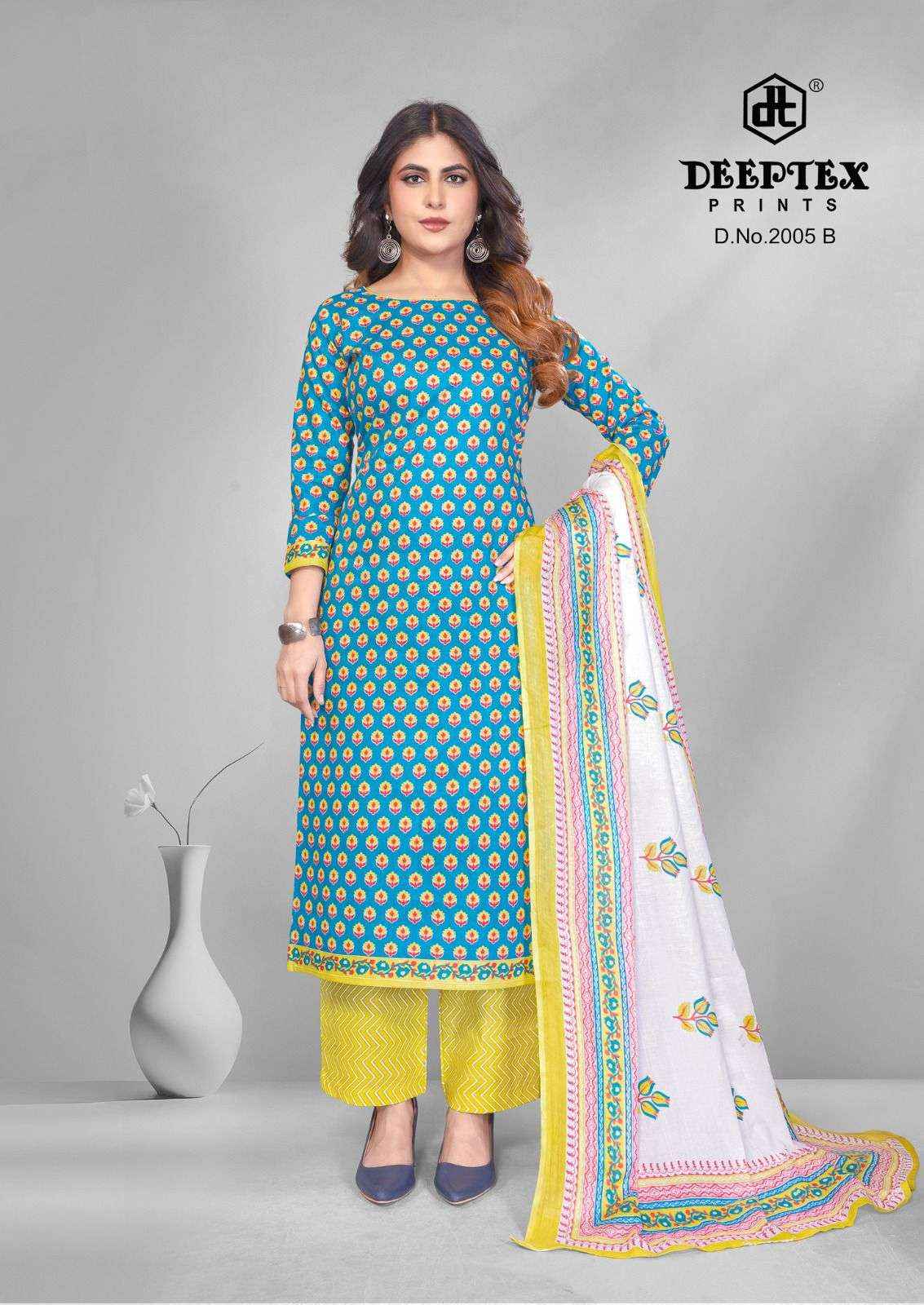 Deeptex 4 Colour Vol 2 Premium Wear Cotton Dress Material ( 32 Pcs Catalogue ) Surat Wholesale Market